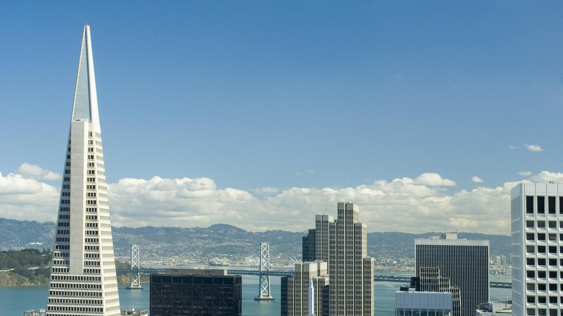 Free 1920x1080 San Francisco City Skyline Wallpaper Full HD 1080p