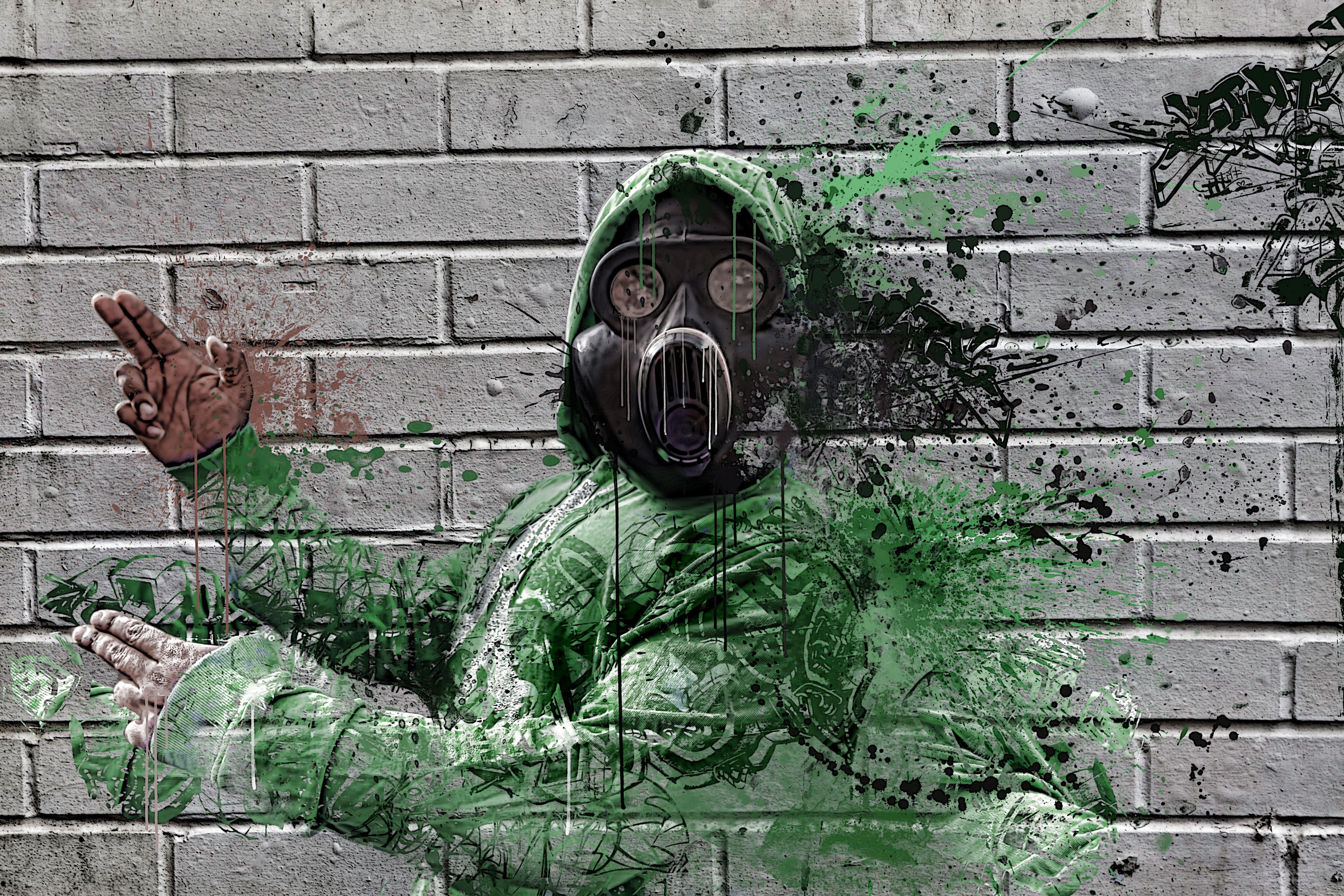 Paint Splatter Graffiti 5k Retina Ultra HD Wallpaper and Background