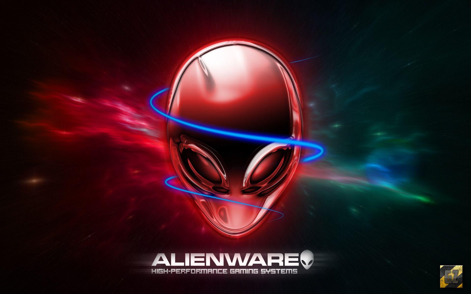 Alienware Hintergrundbilder rot