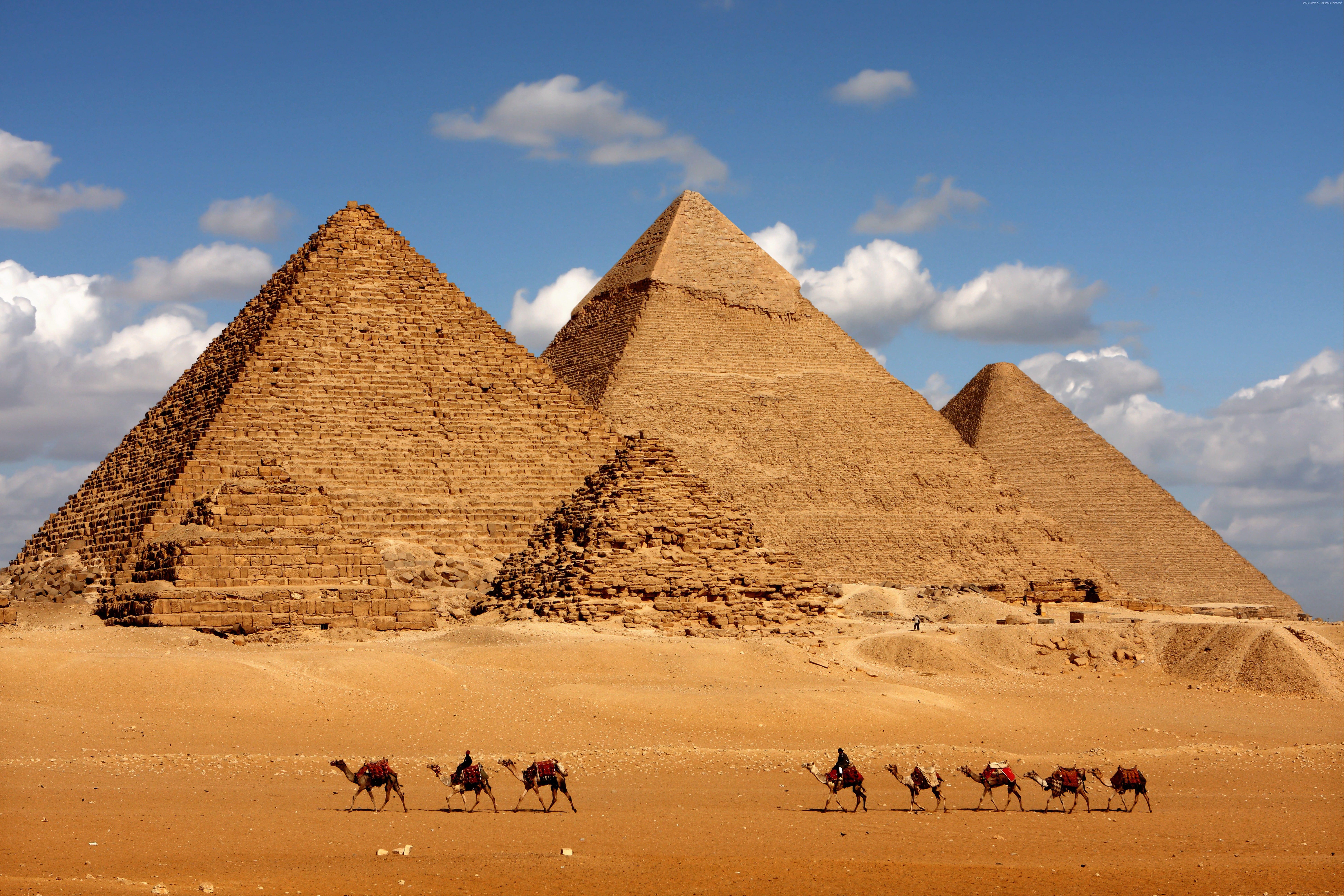 Great Pyramid Of Giza Wallpaper and Background Image