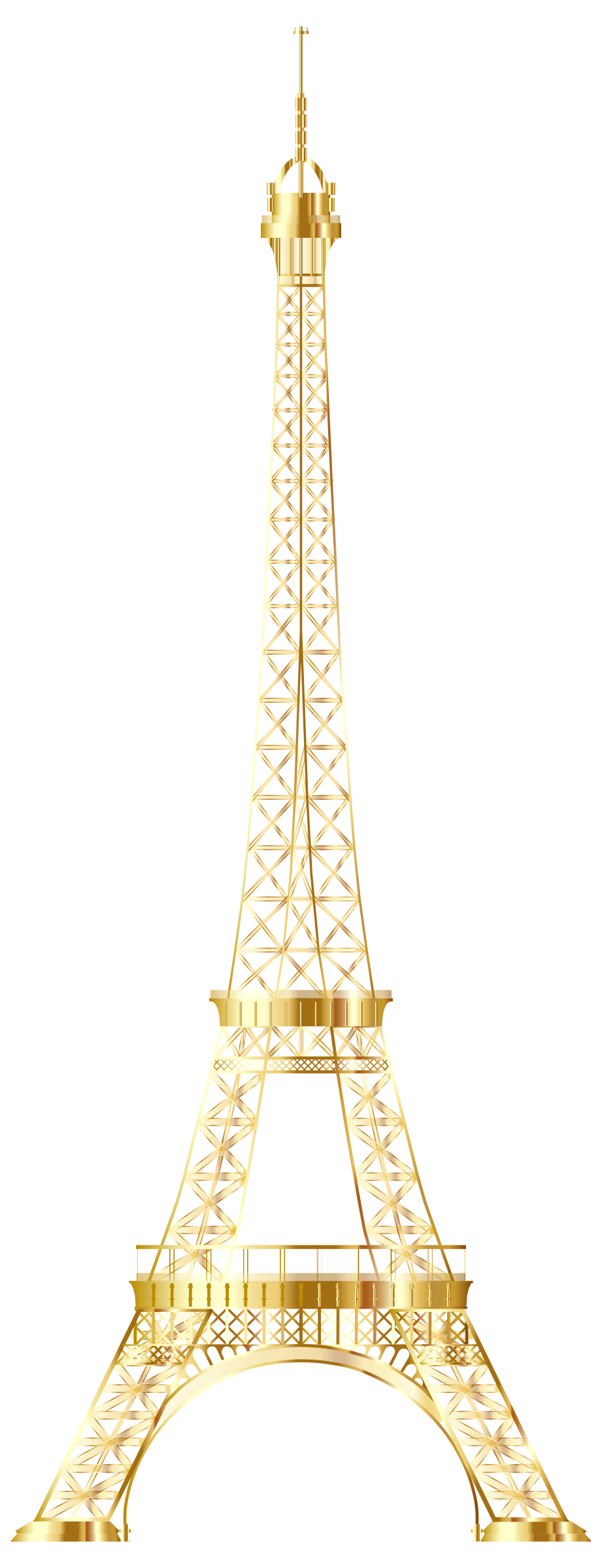 Eiffel Tower Gold No Background Icon PNG PNG and Icon Downloads