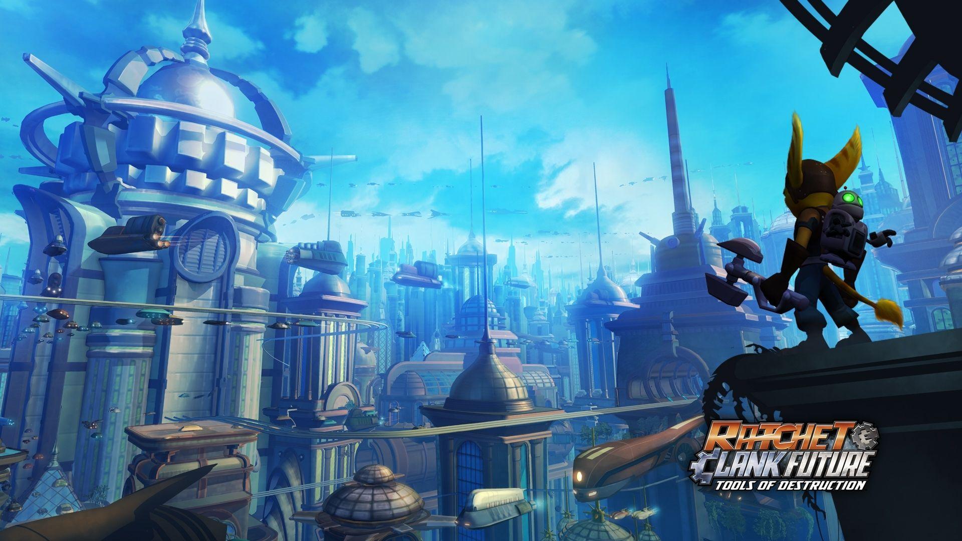 New Ratchet And Clank Background FULL HD 1920×1080 For PC Desktop