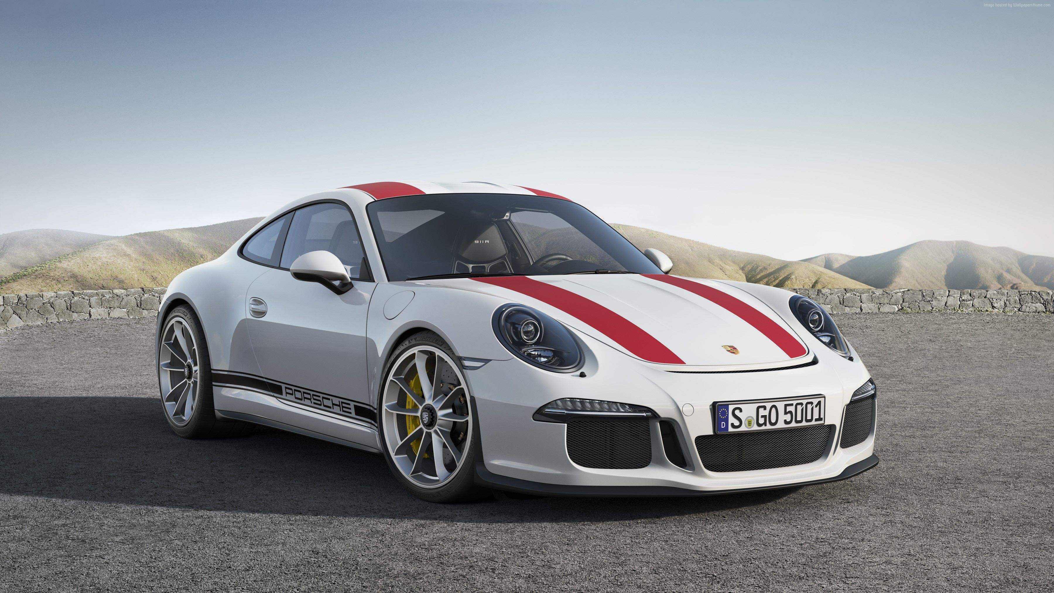 Wallpaper Porsche 911 R, Geneva Auto Show 2016, sport car