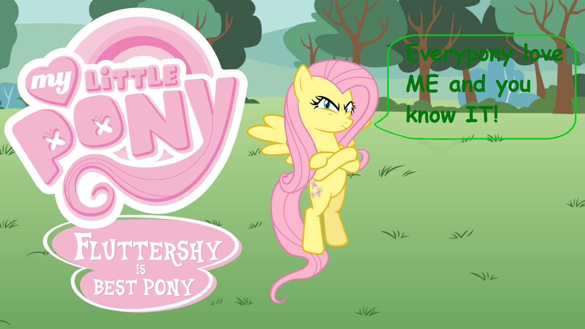 Wallpaper Fluttershy is the best pony