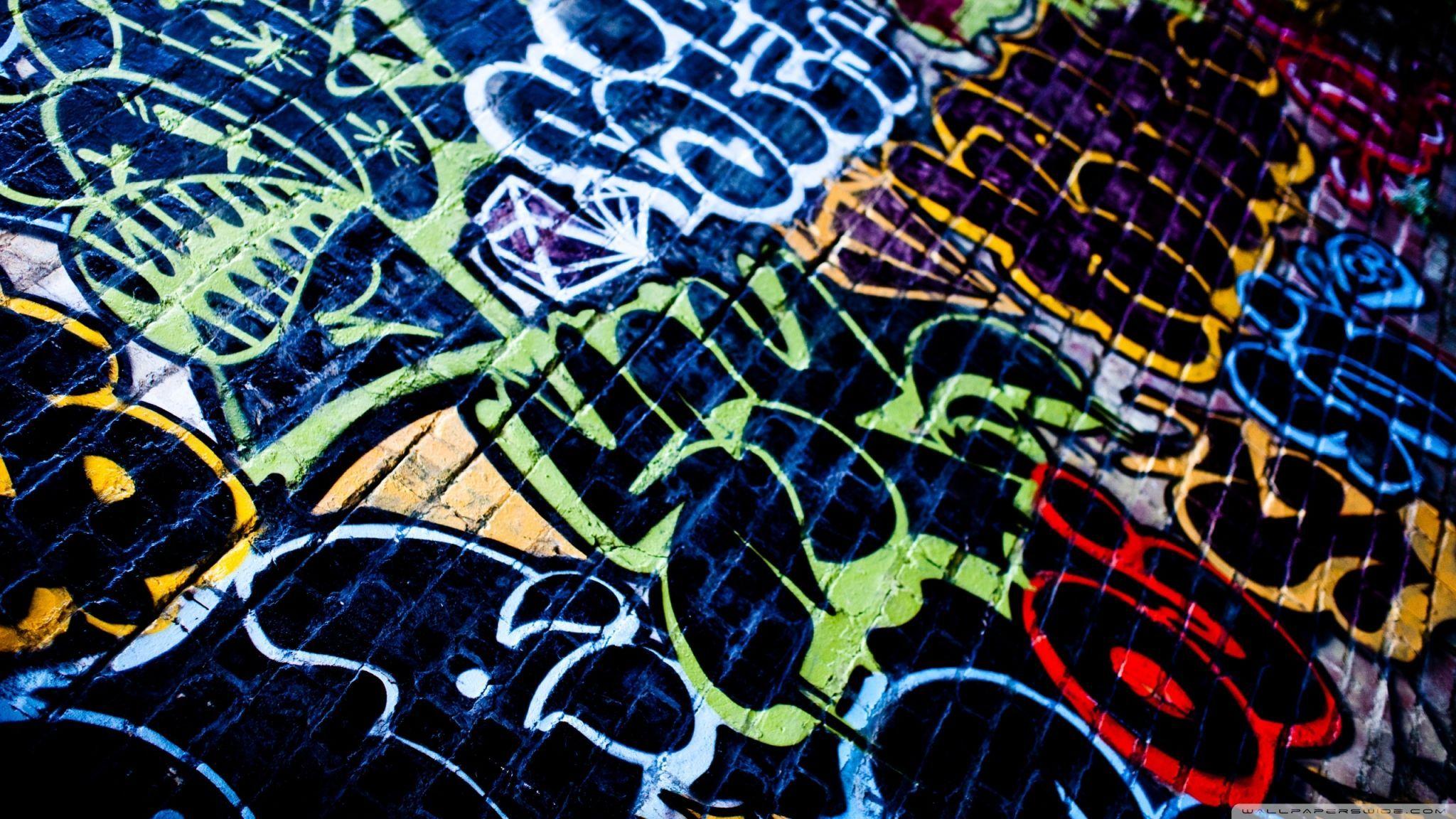 Hip Hop Graffiti Wallpaper. HD Wallpaper. Dancing