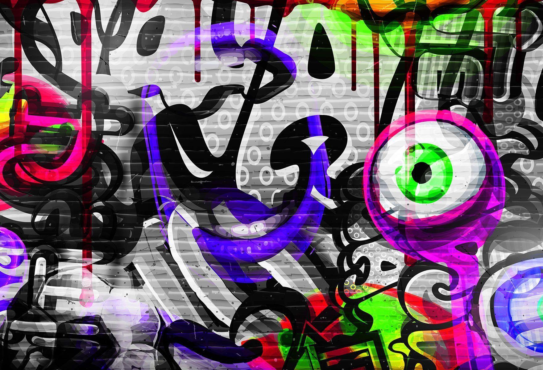 Scenic Backdrops Urban Scenes Backdrops Graffiti Background HJ04260