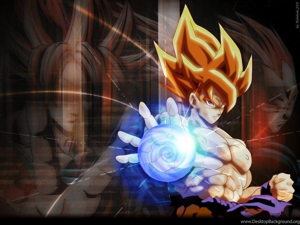 Son Goku Dragon Ball Z Super Saiyan Desktop Background