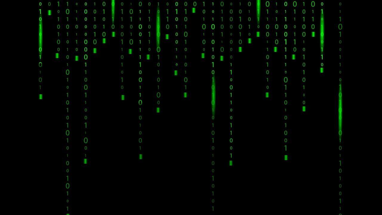 Matrix green binary code background Illustrator cs6 tutorial