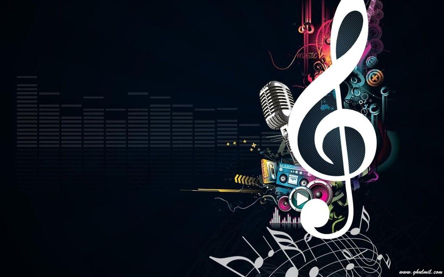 Musical Wallpaper Desktop Background