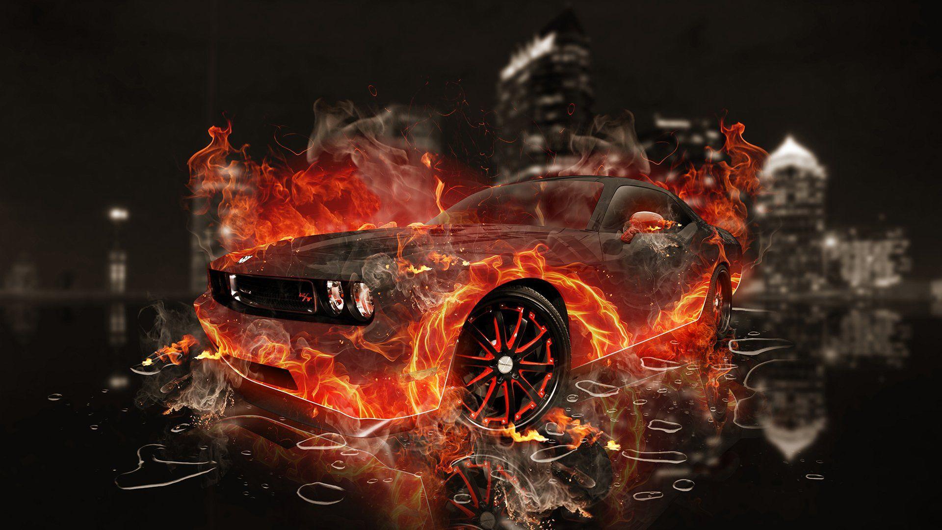 Update 83+ fire cool car wallpapers best - in.coedo.com.vn