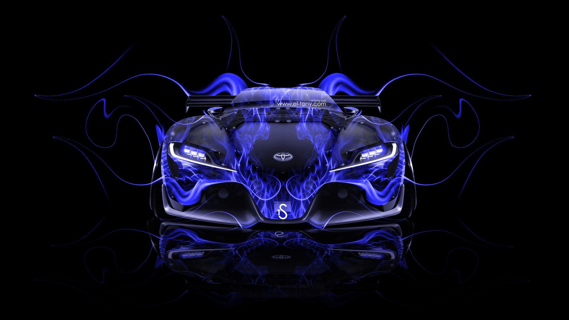 Toyota FT 1 Tuning Front Fire Car 2014