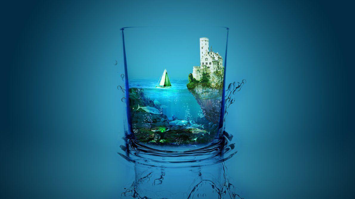 glass water wallpaper