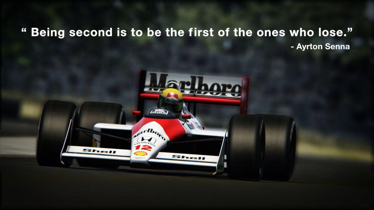 Ayrton Senna Quote Wallpaper