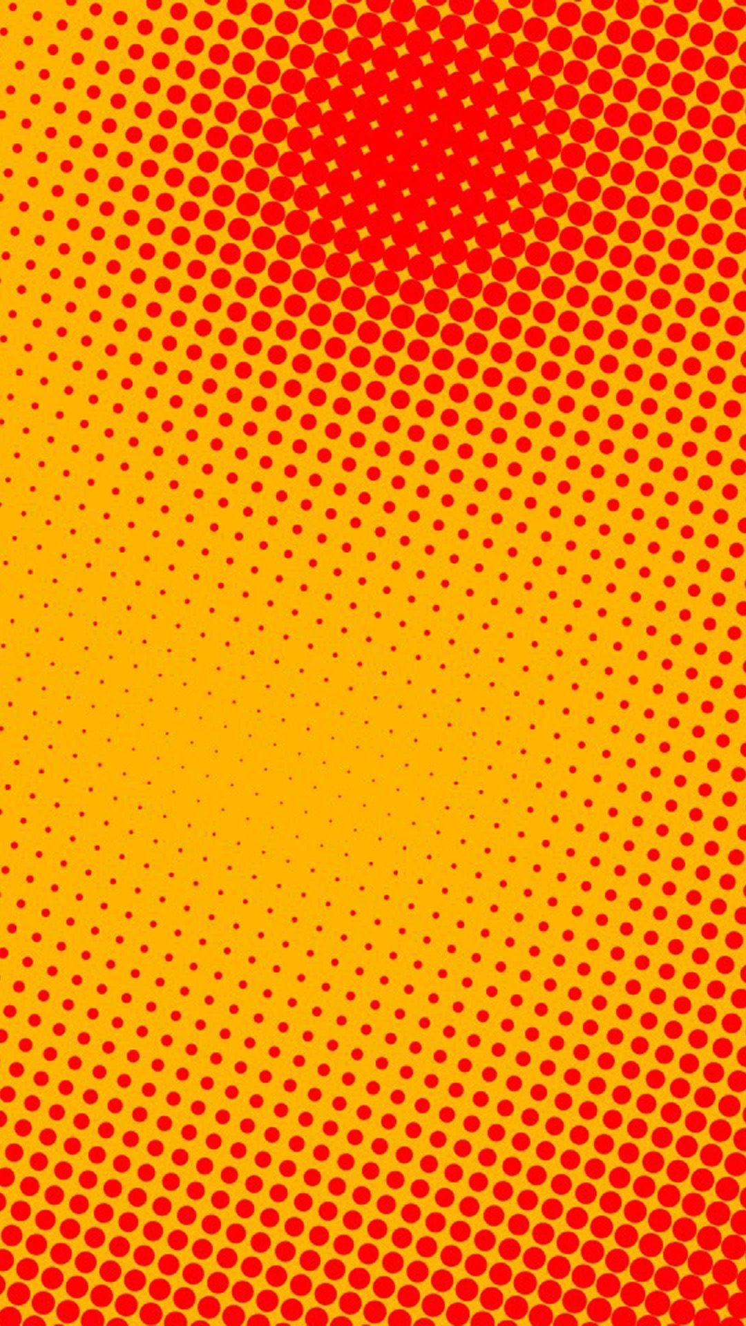 Dots Orange Wallpaper for Galaxy S5
