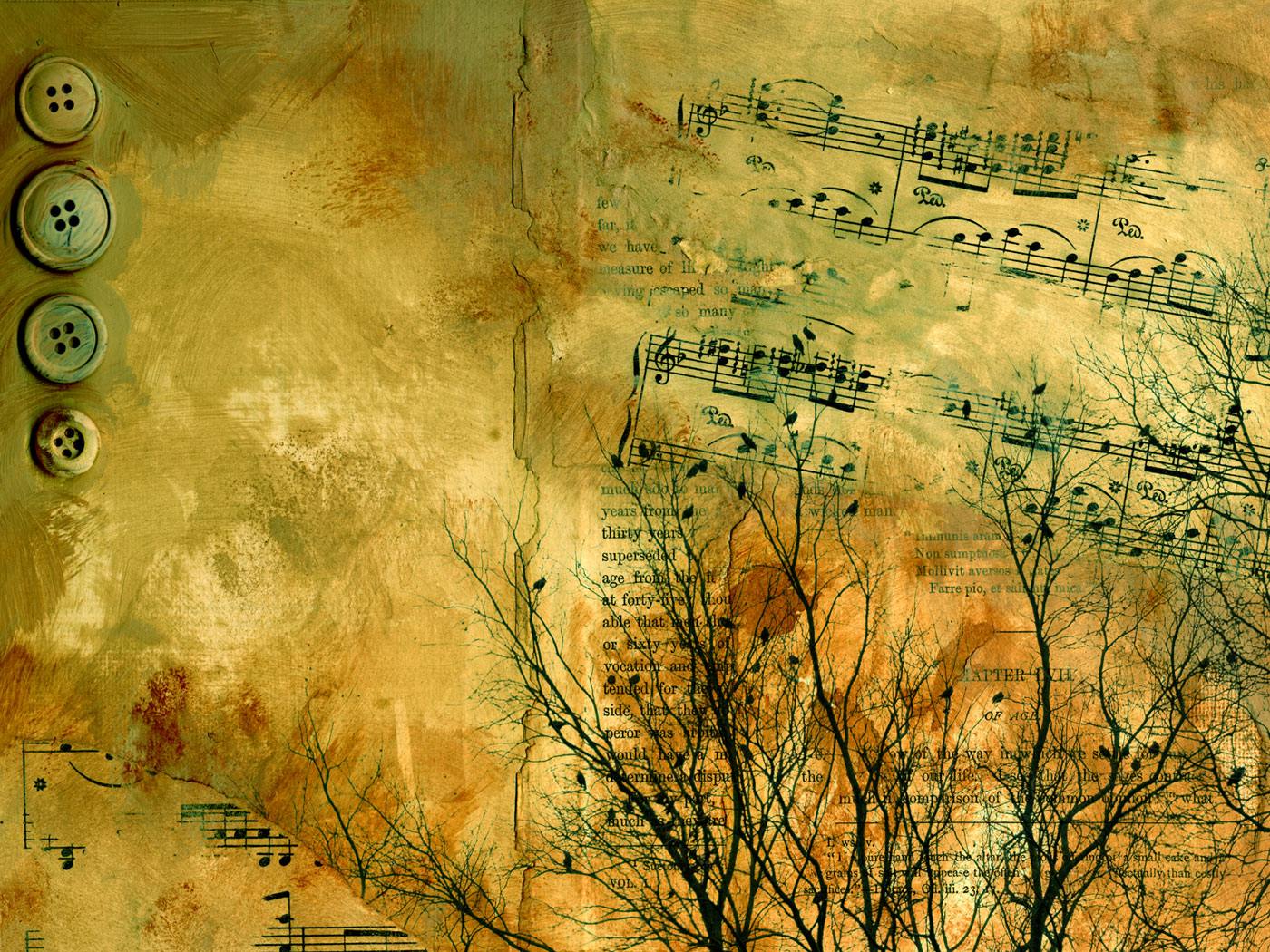 Wallpaper Music Notes 25 HD Wallpaper Free