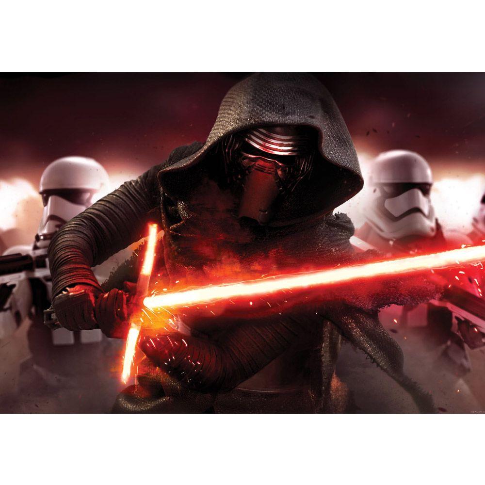 Non Woven Wallpaper Mural No. 1747. Jungen Tapete STAR WARS Kylo