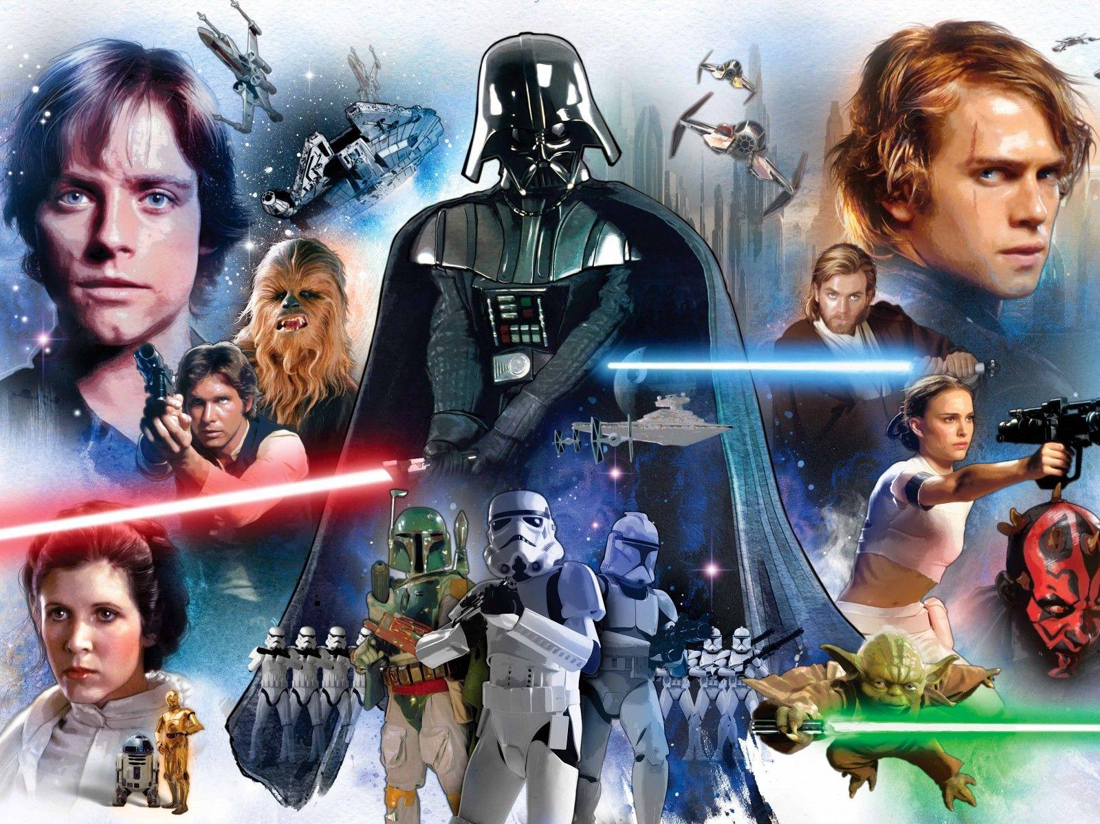 XXL Photo Wallpaper Mural Star Wars Jedi Darth Vader