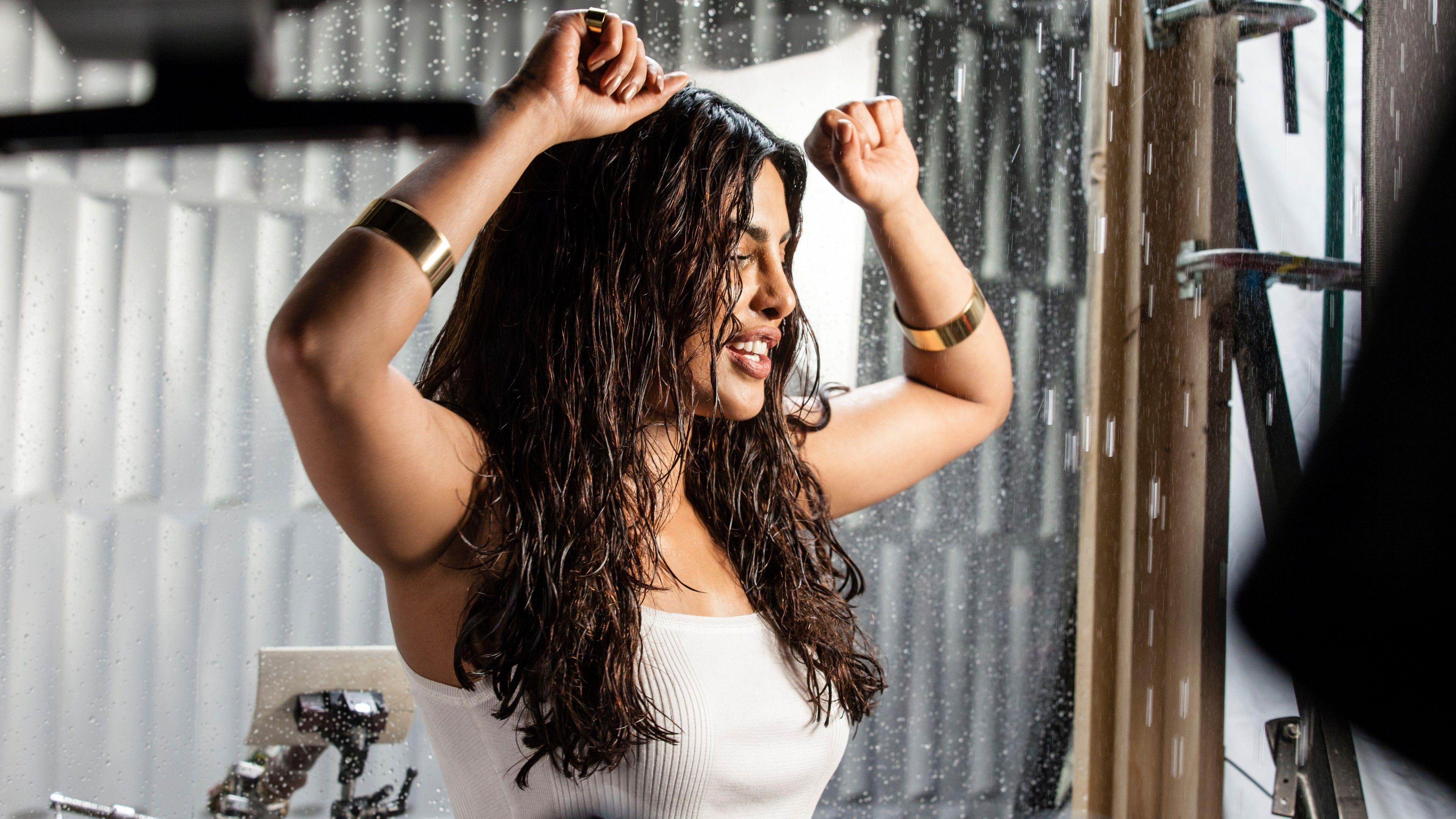 Celebrities Priyanka Chopra Pantene 4K wallpaper Desktop, Phone