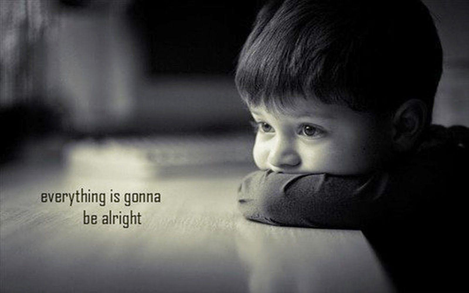 sad baby images with quotes