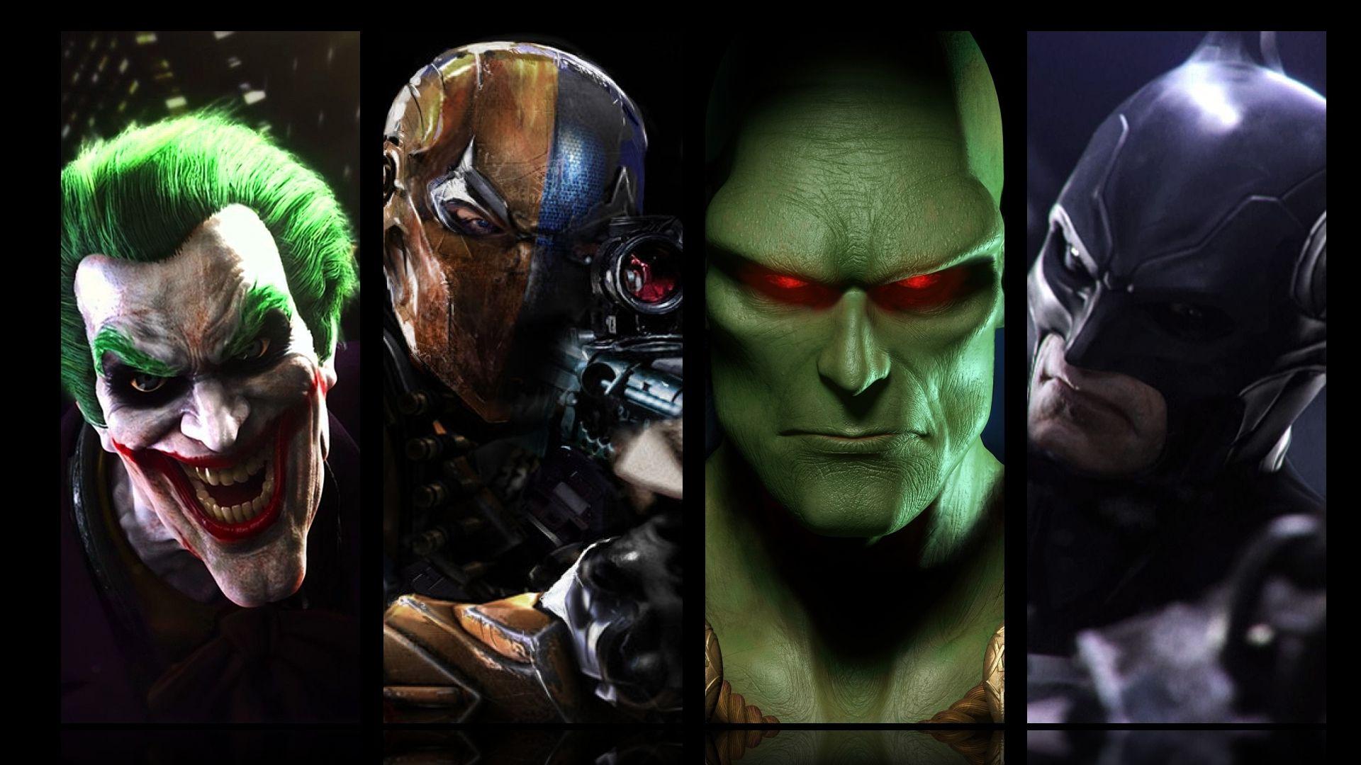 Batman, Joker, Martian, Deathstroke, Slade Wilson Wallpaper HD