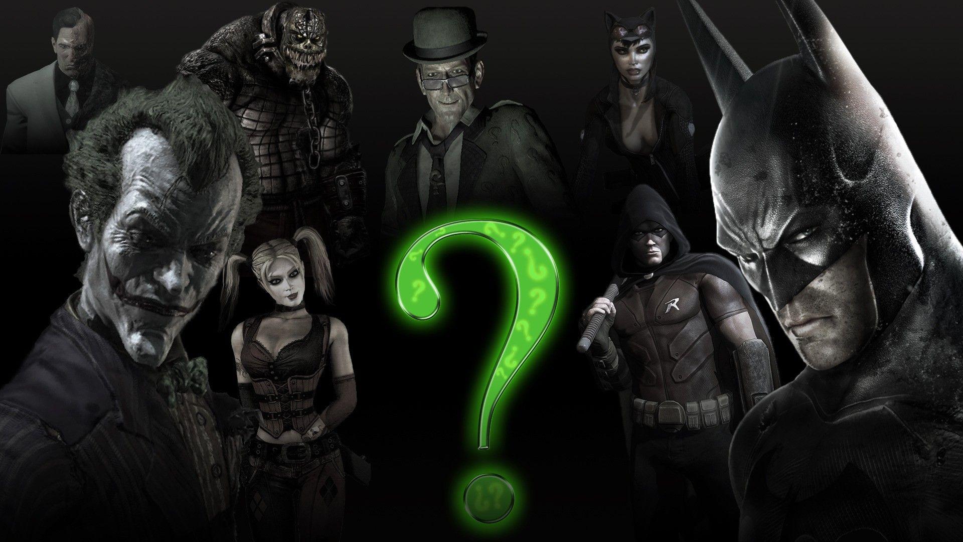 Harley Quinn, Batman Arkham City, Killer Croc, Two, Face