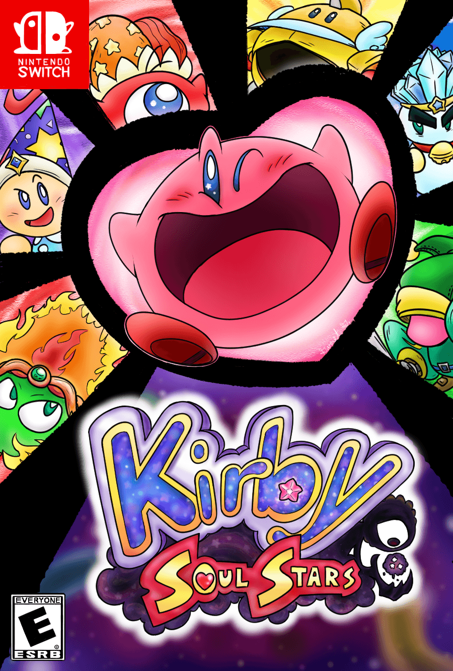 Kirby Soul Stars (Kirby Switch Fan Cover)