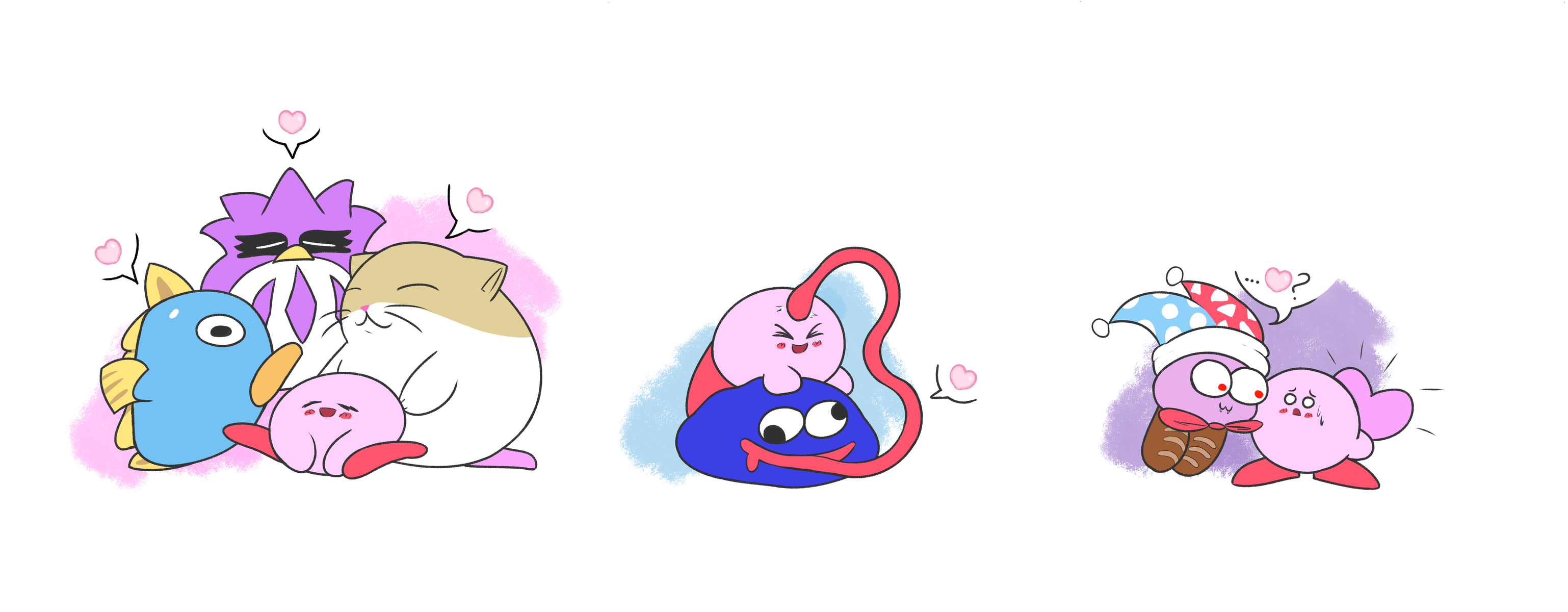 Kirby Star Allies Old Friends Fan Art. Kirby Star Allies. Know