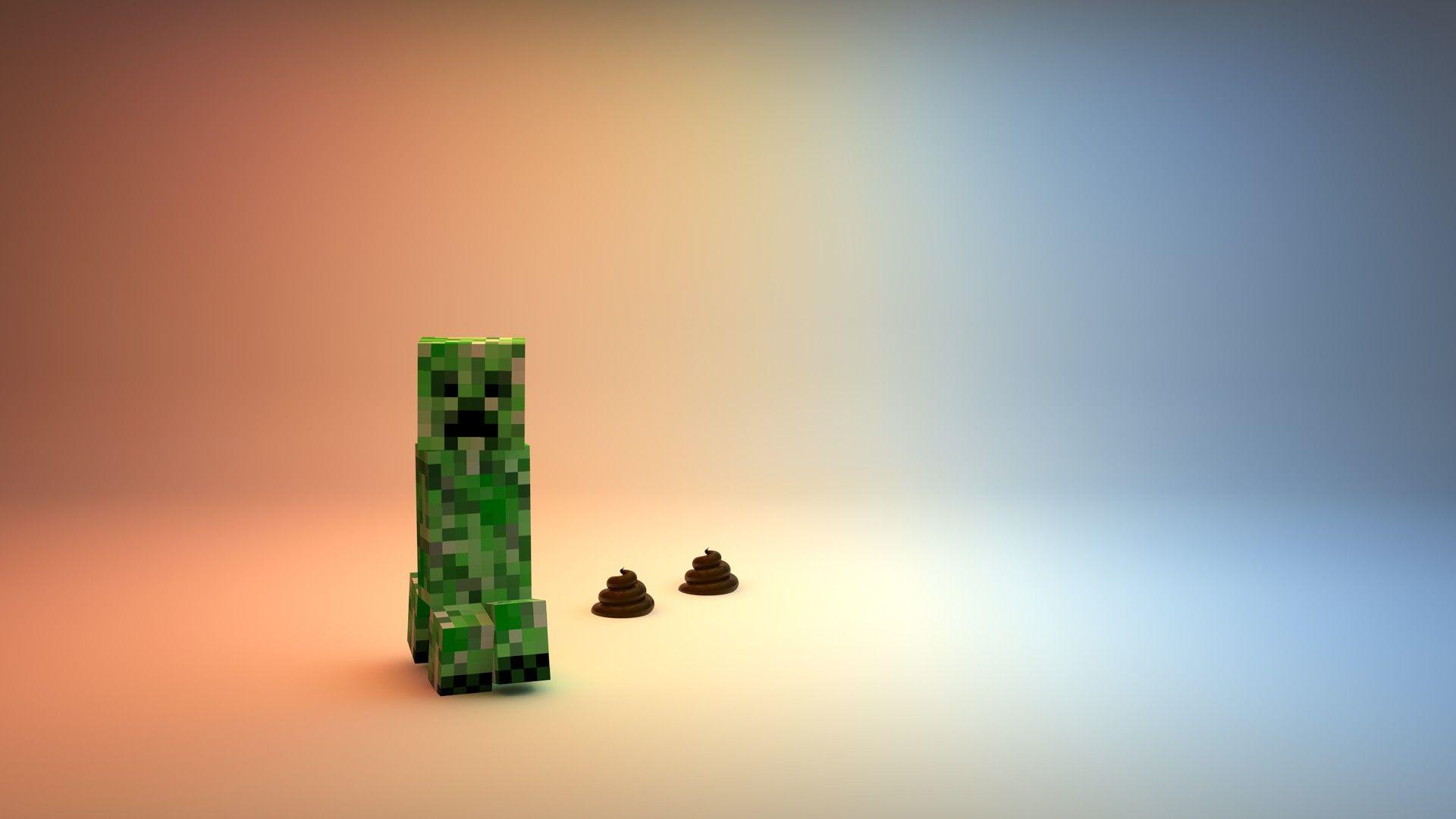 Minecraft Creeper Image On Wallpaper 1080p HD