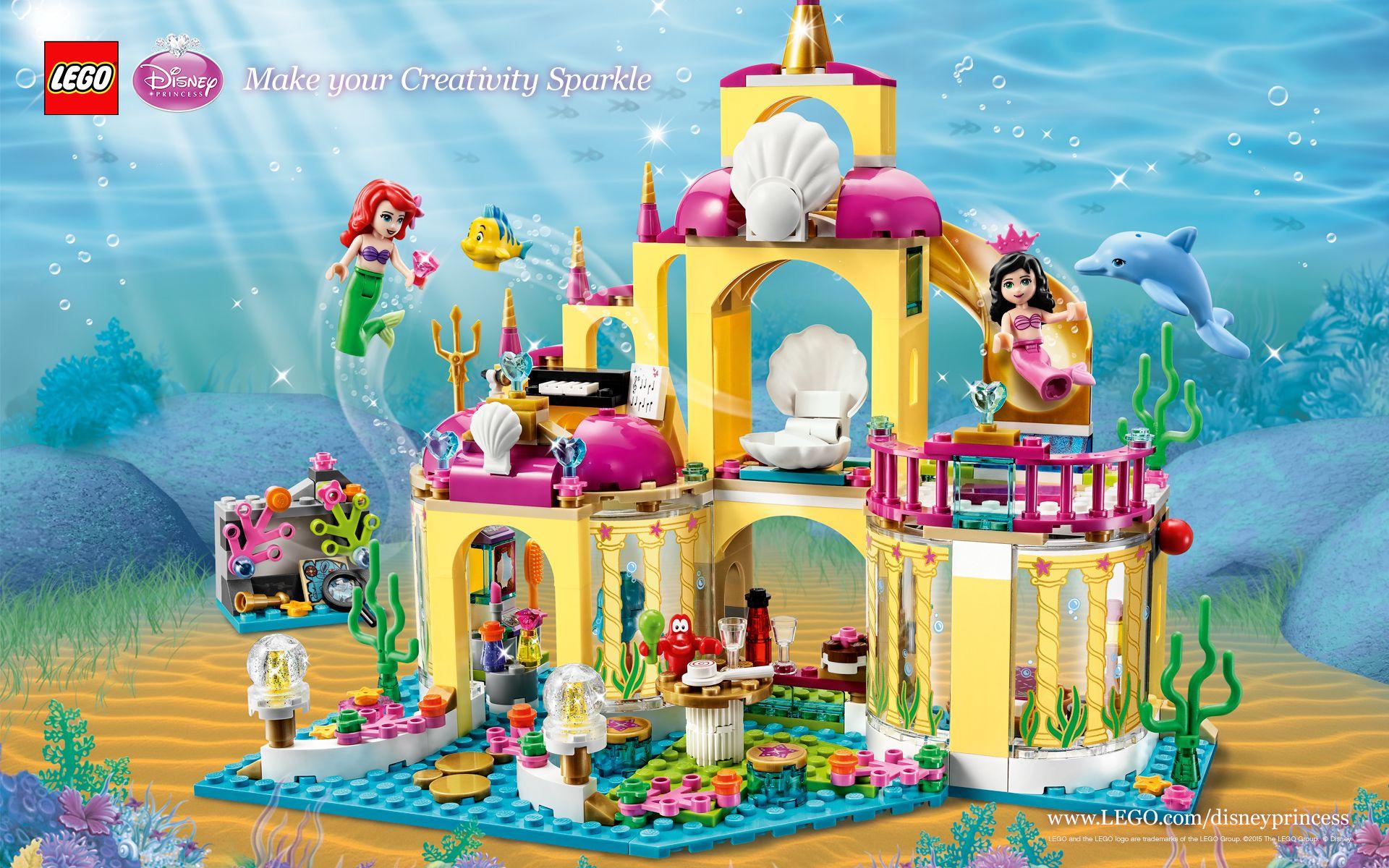 Ariel's beautiful seascape wallpaper® Disney
