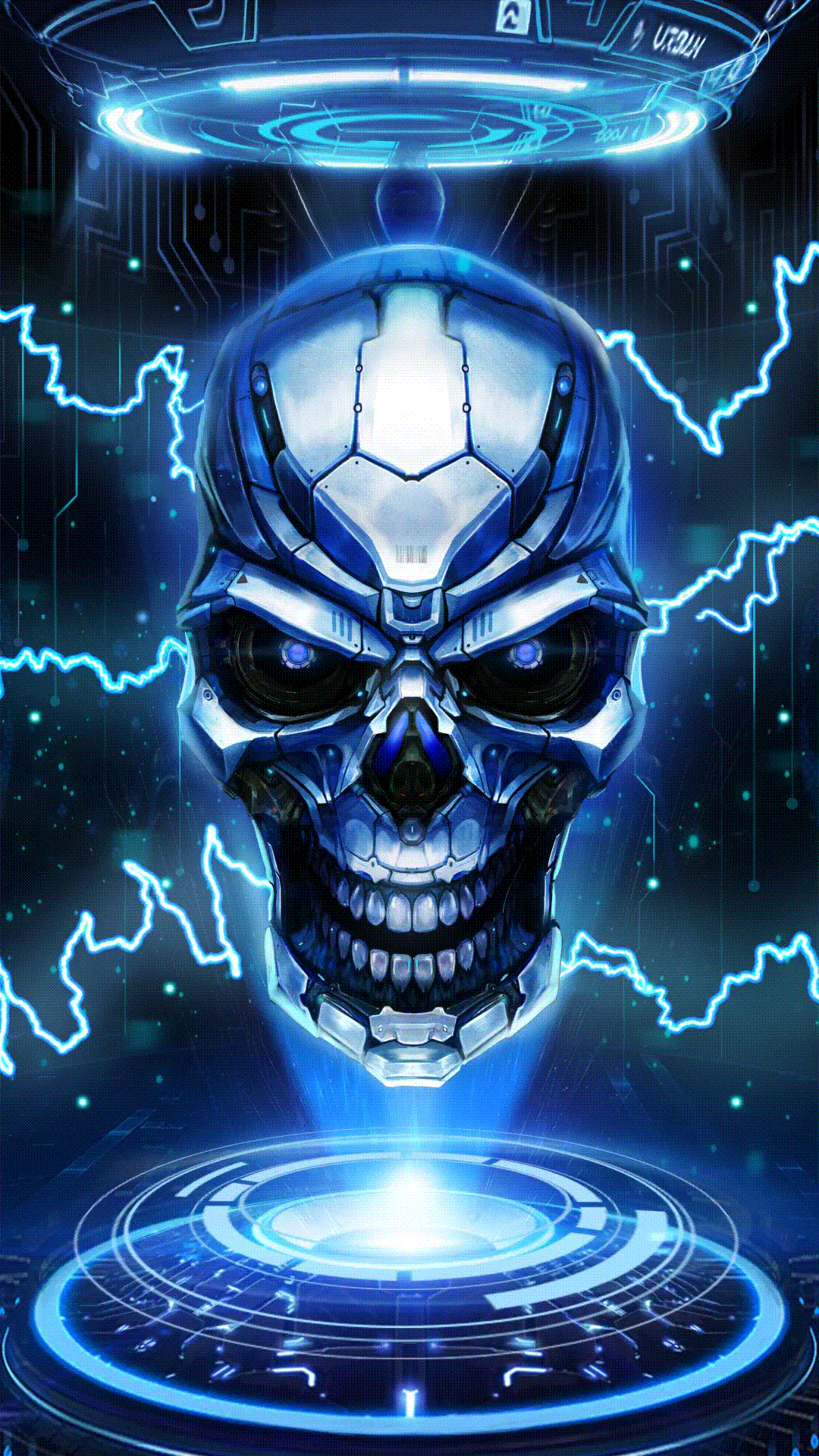 new cool skull live wallpaper android live wallpaper