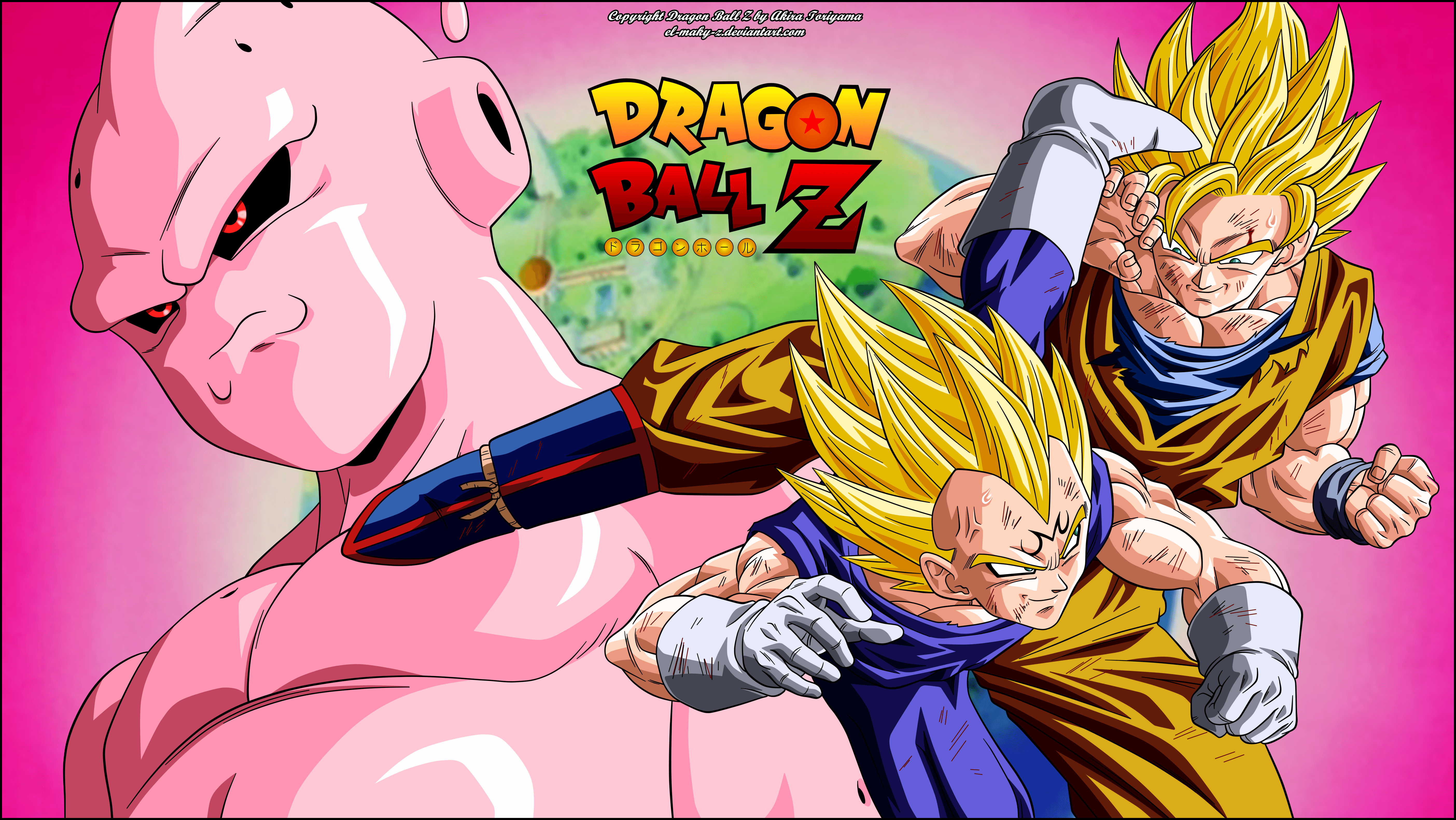 Wallpaper : Dragon Ball, Dragon Ball Z, Majin Boo 2880x1800 - Obilventon -  1361649 - HD Wallpapers - WallHere