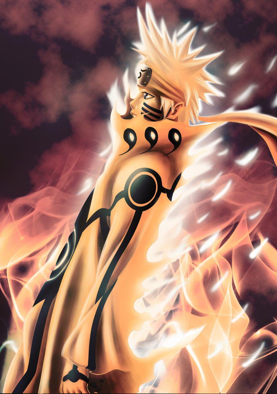 Beast Mode Hokage Naruto Minimal Mobile Wallpaper : r/Naruto
