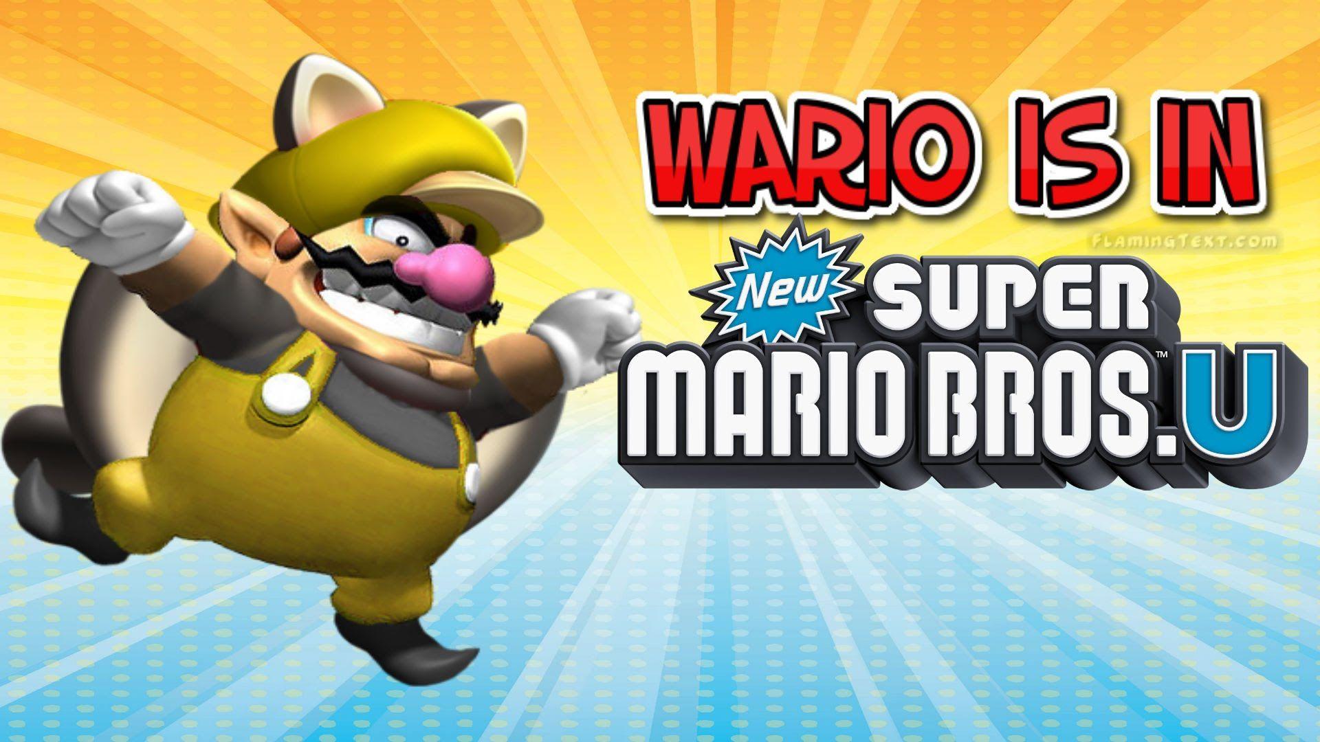 Wario's in New Super Mario Bros. U?!?!?!