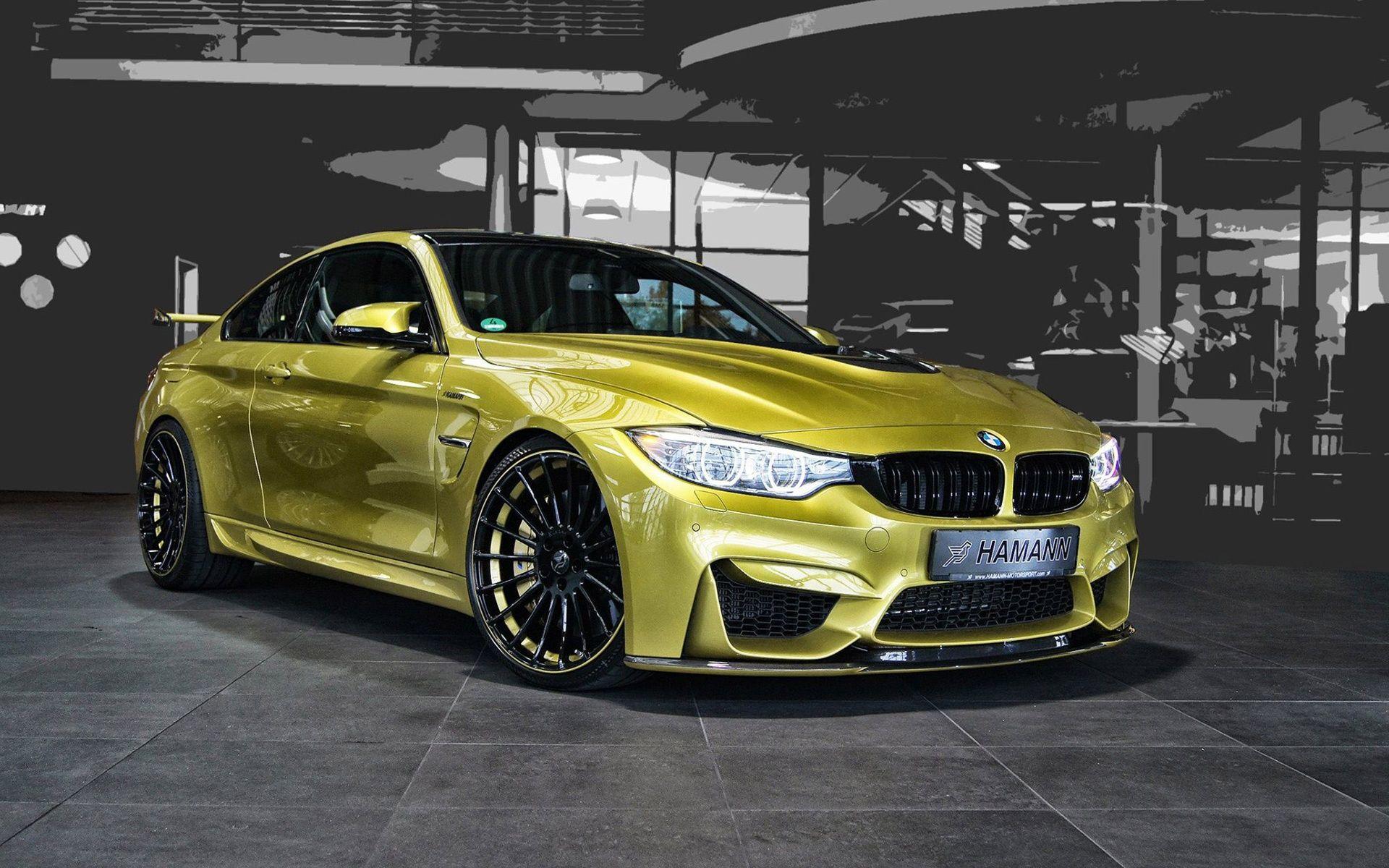 BMW M4 (Golden) ///M Wallpaper
