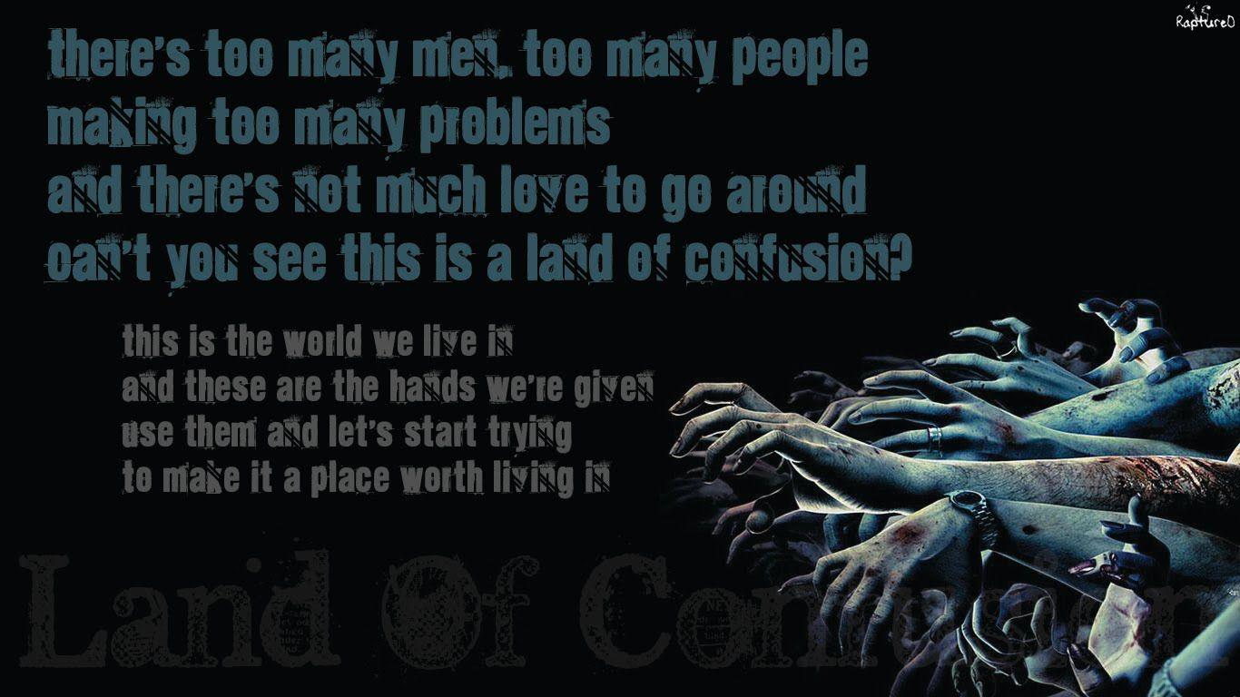 Land Of Confusion wallpaper 1366 x 768