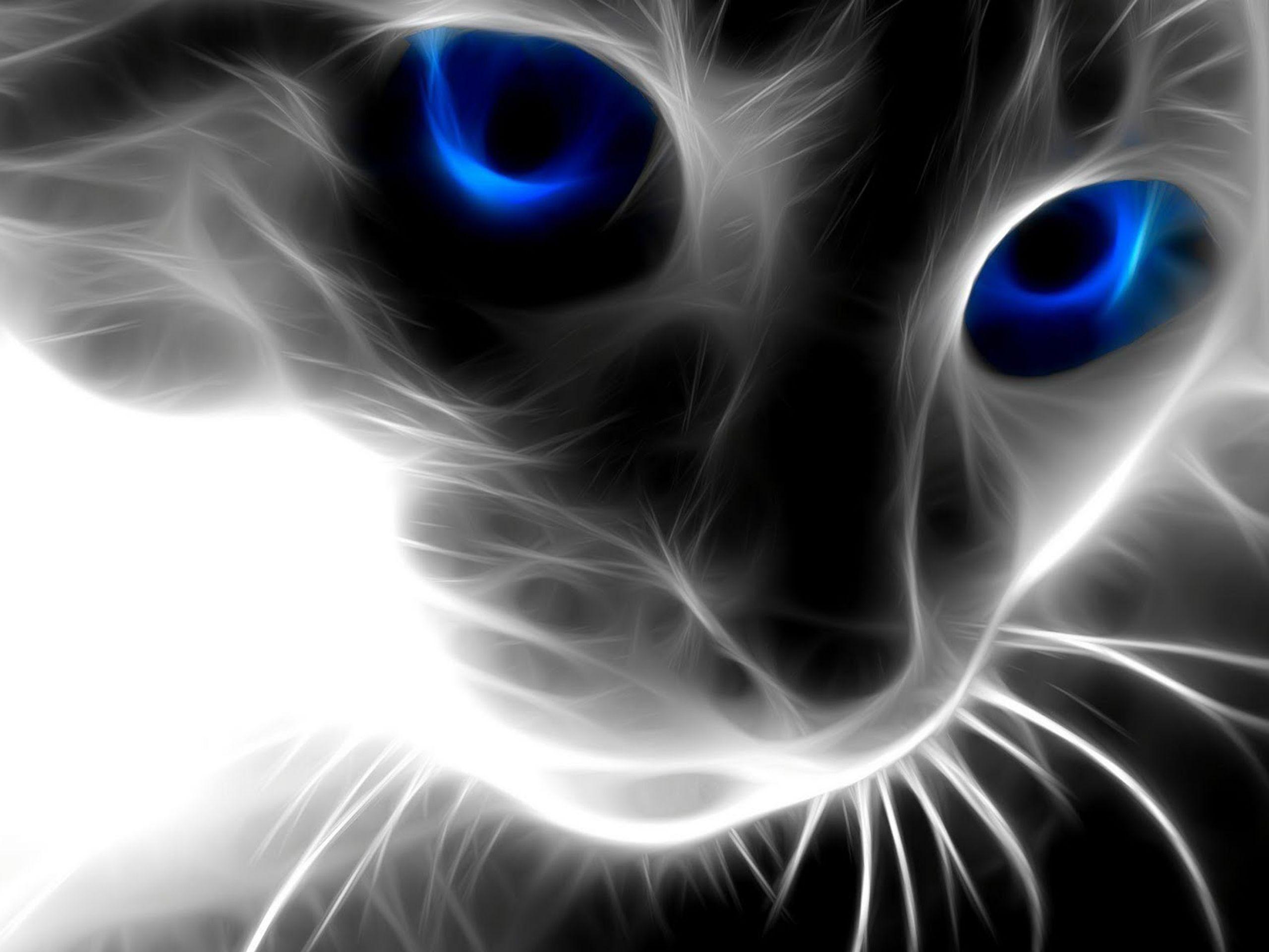 3D Cat Desktop Wallpaper 22670