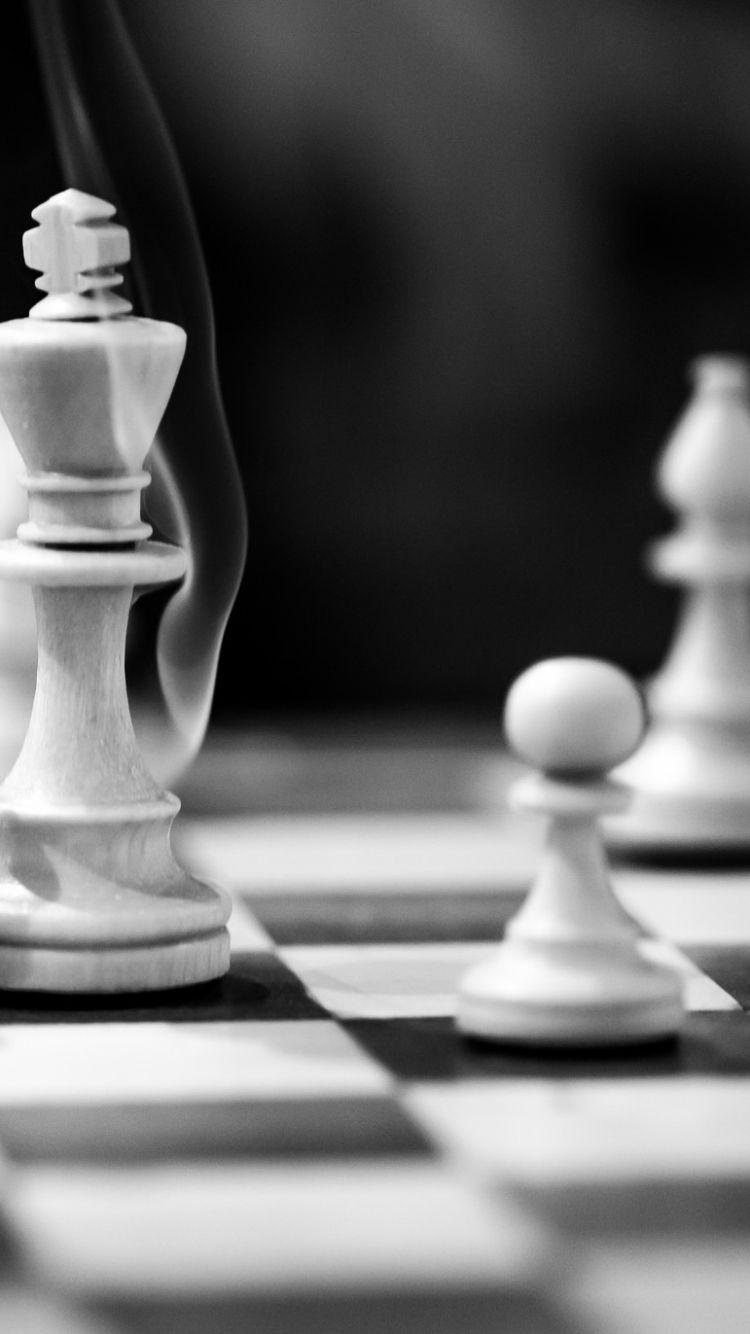 chess wallpaper black and white