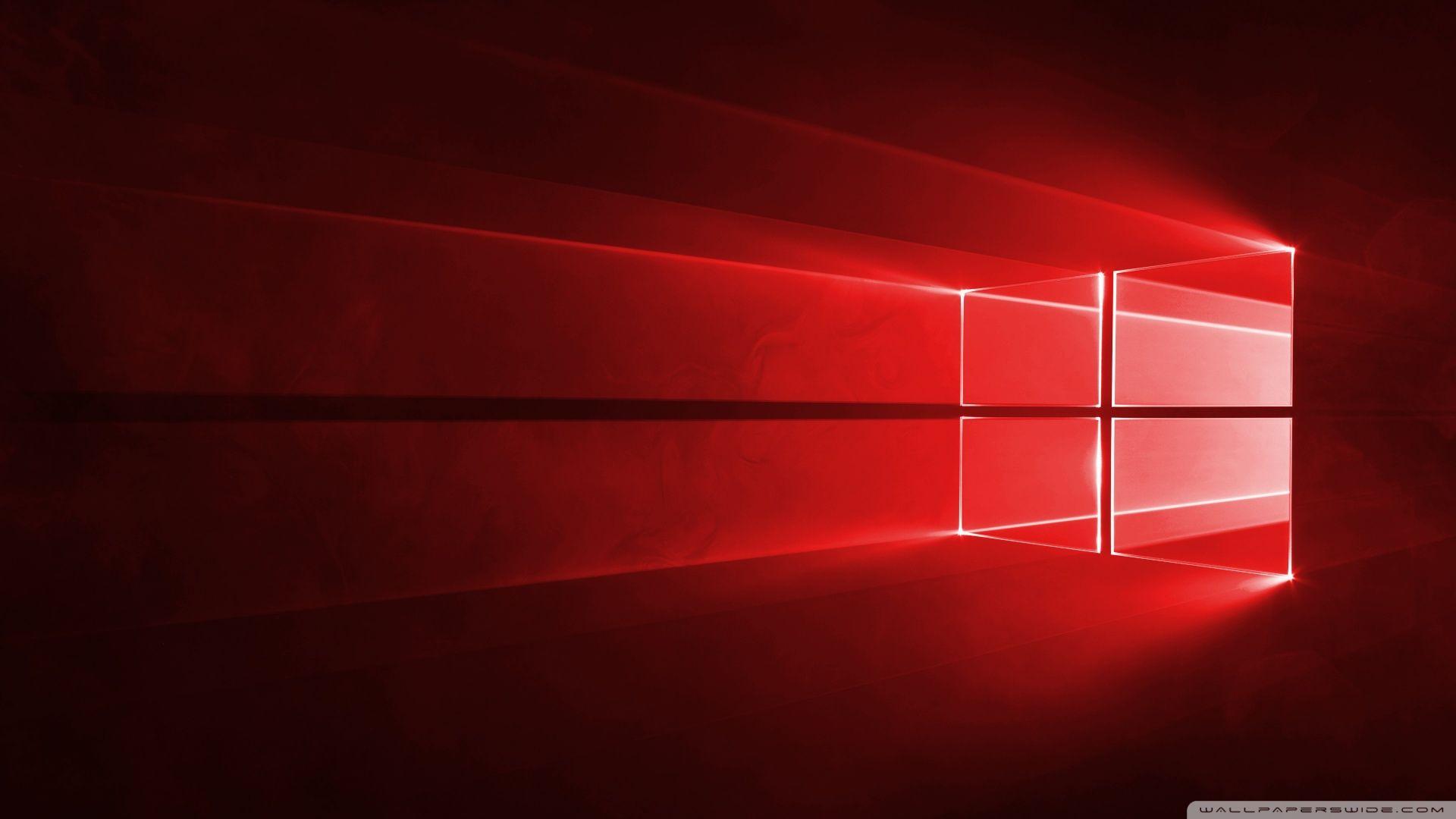 Windows 10 Red in 4K ❤ 4K HD Desktop Wallpaper for • Wide & Ultra