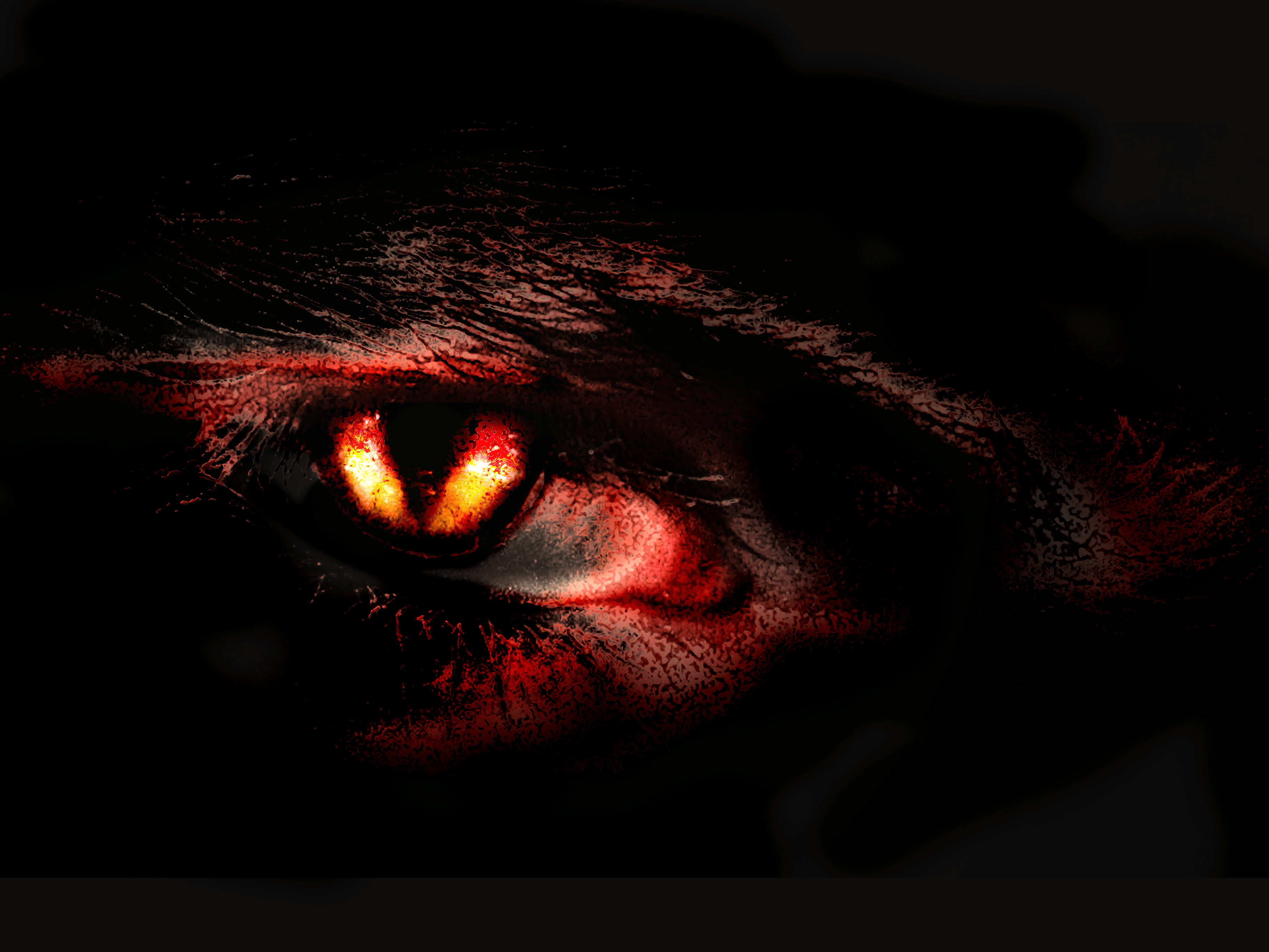 image of Devil Eyes In The Dark - #SpaceHero