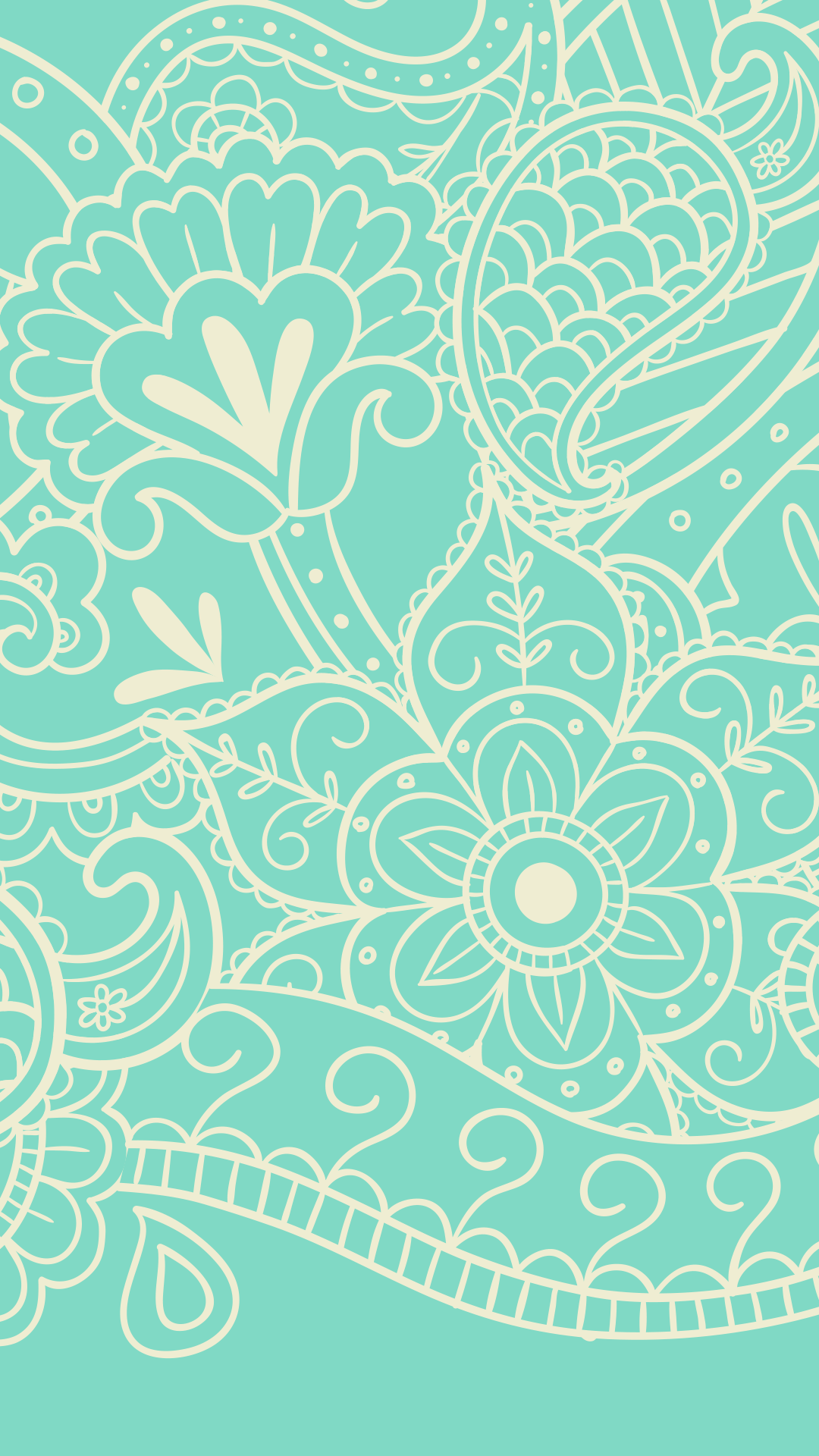 Free HD Nature Paisley iPhone Wallpaper For Download .0184