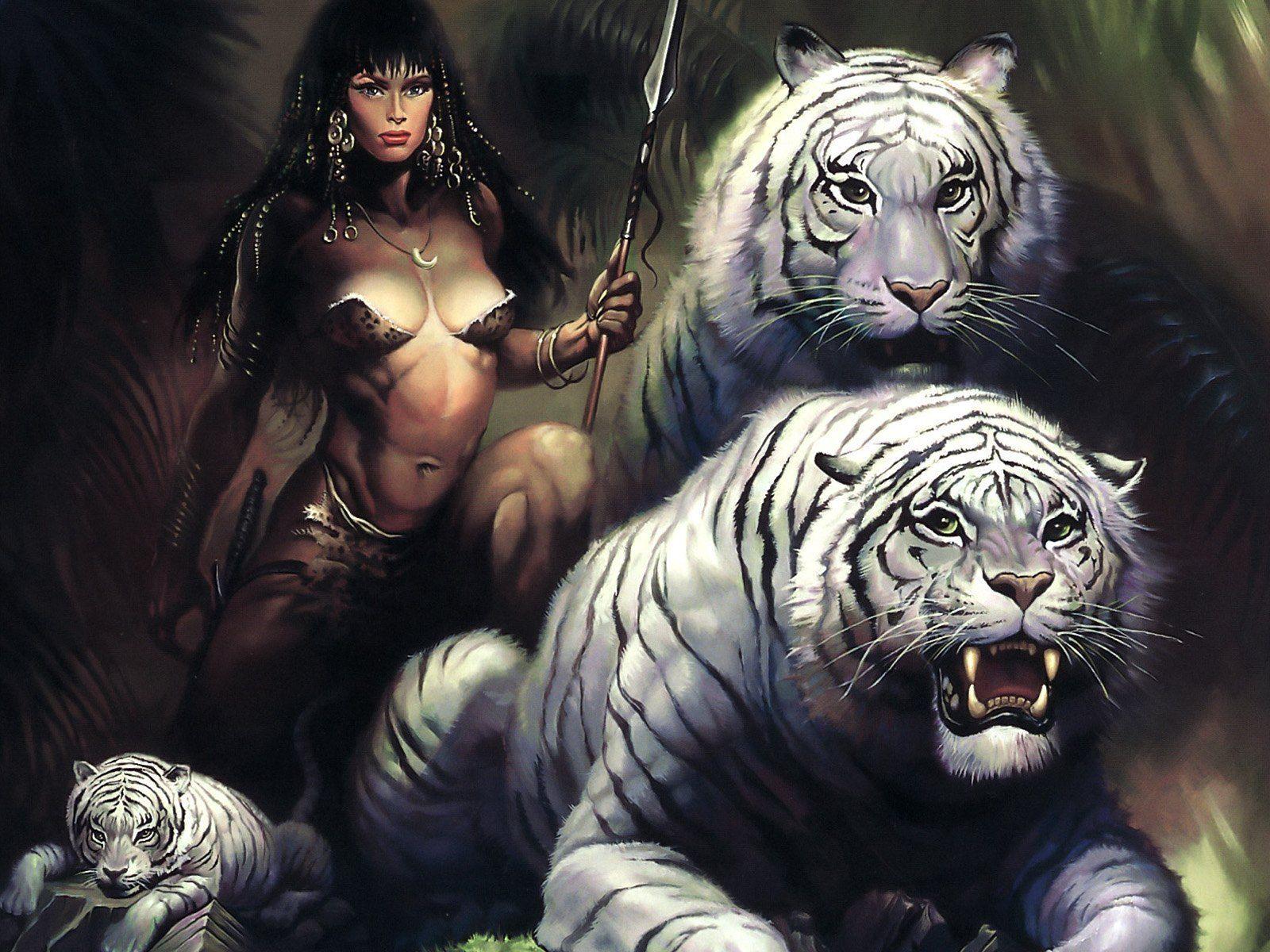 warrior fantasy goddess.. Metal Paintings Metal Fantasy