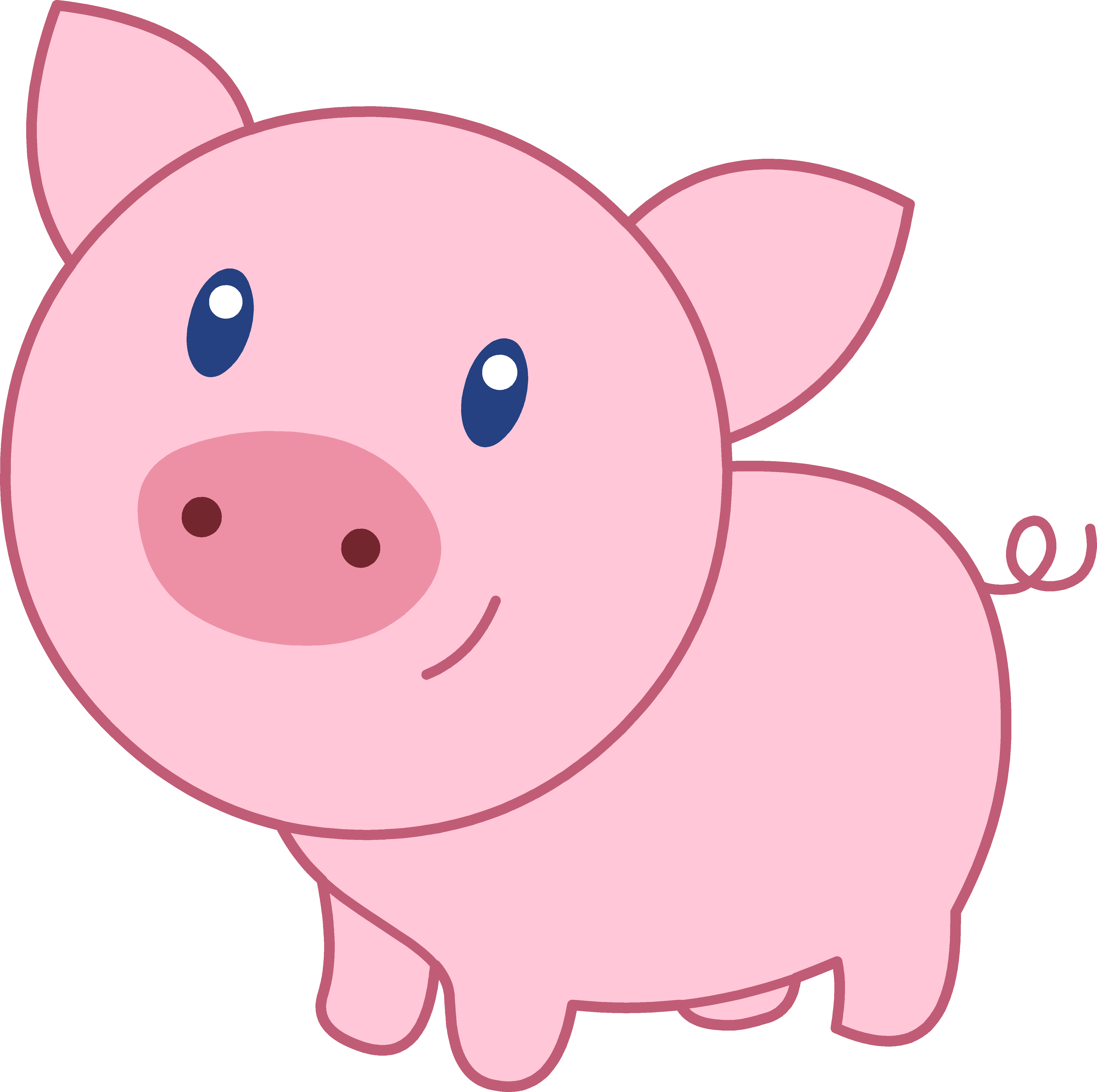 Collection of Pig Clipart Wallpaper. High quality, free
