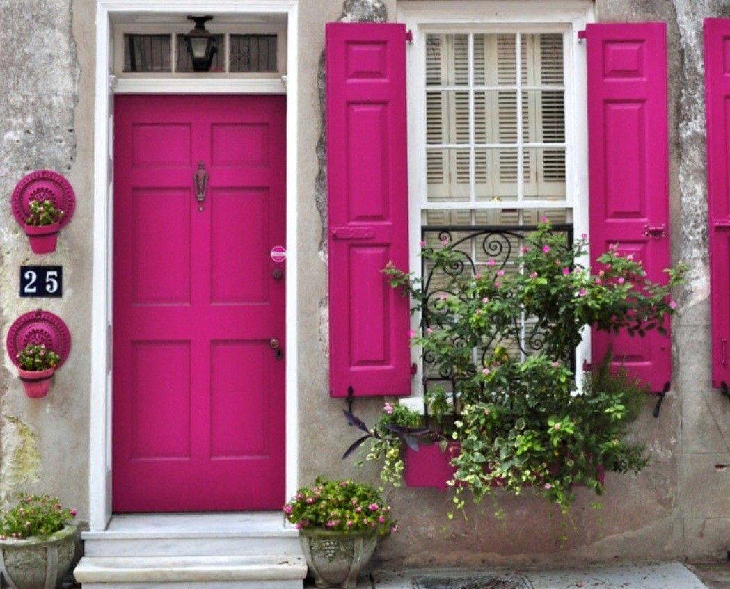Other: Door Windows Doors Pink Travel Window Fullscreen Wallpaper
