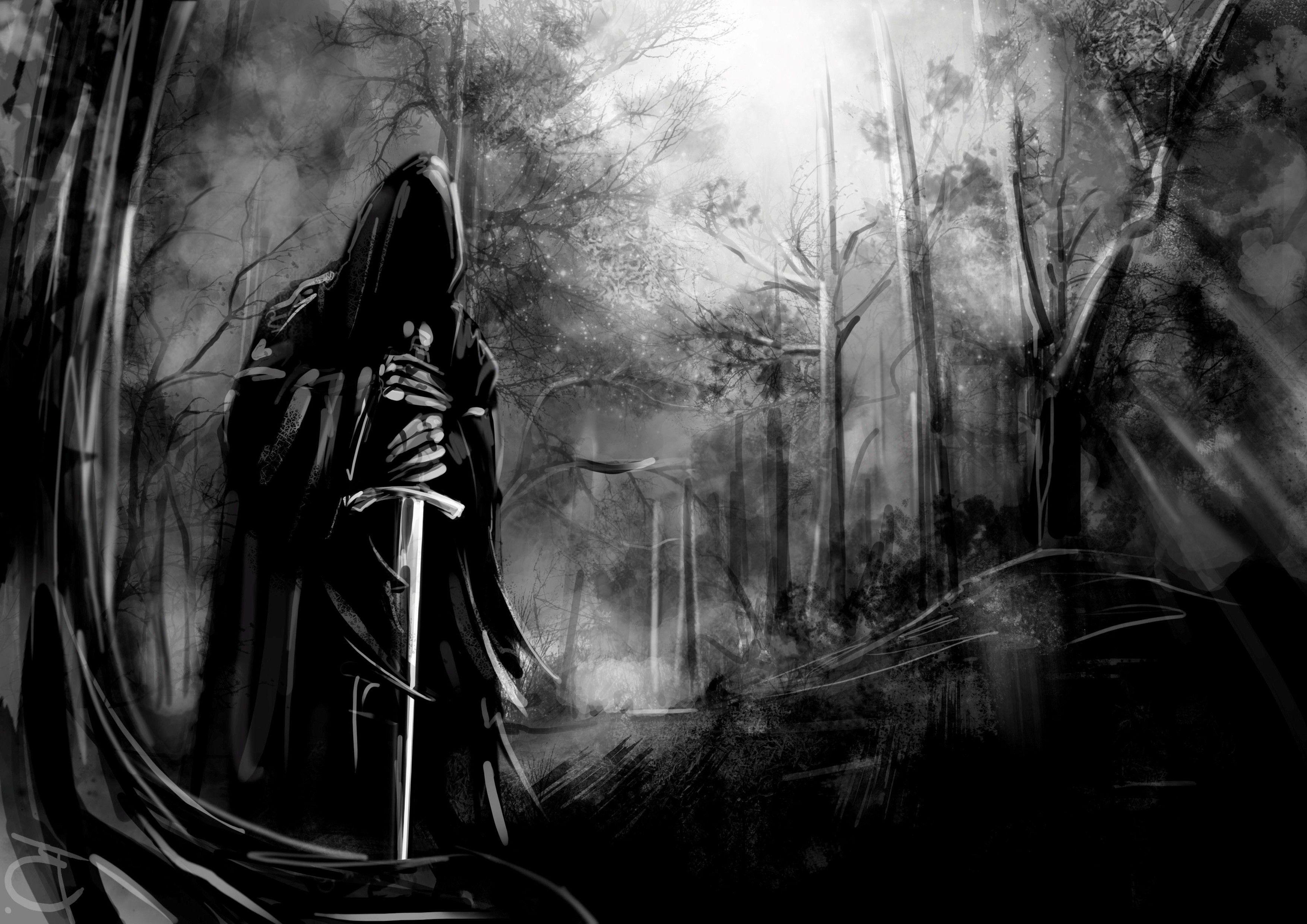 Download HD Wallpaper Of 308901 Evil, Sword, Dark, Nazgûl, Artwork