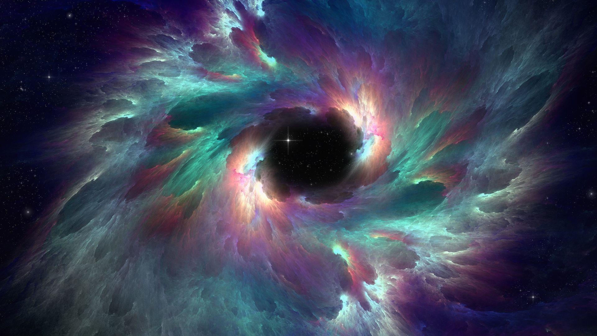 Iridescent Nebula Wallpaper