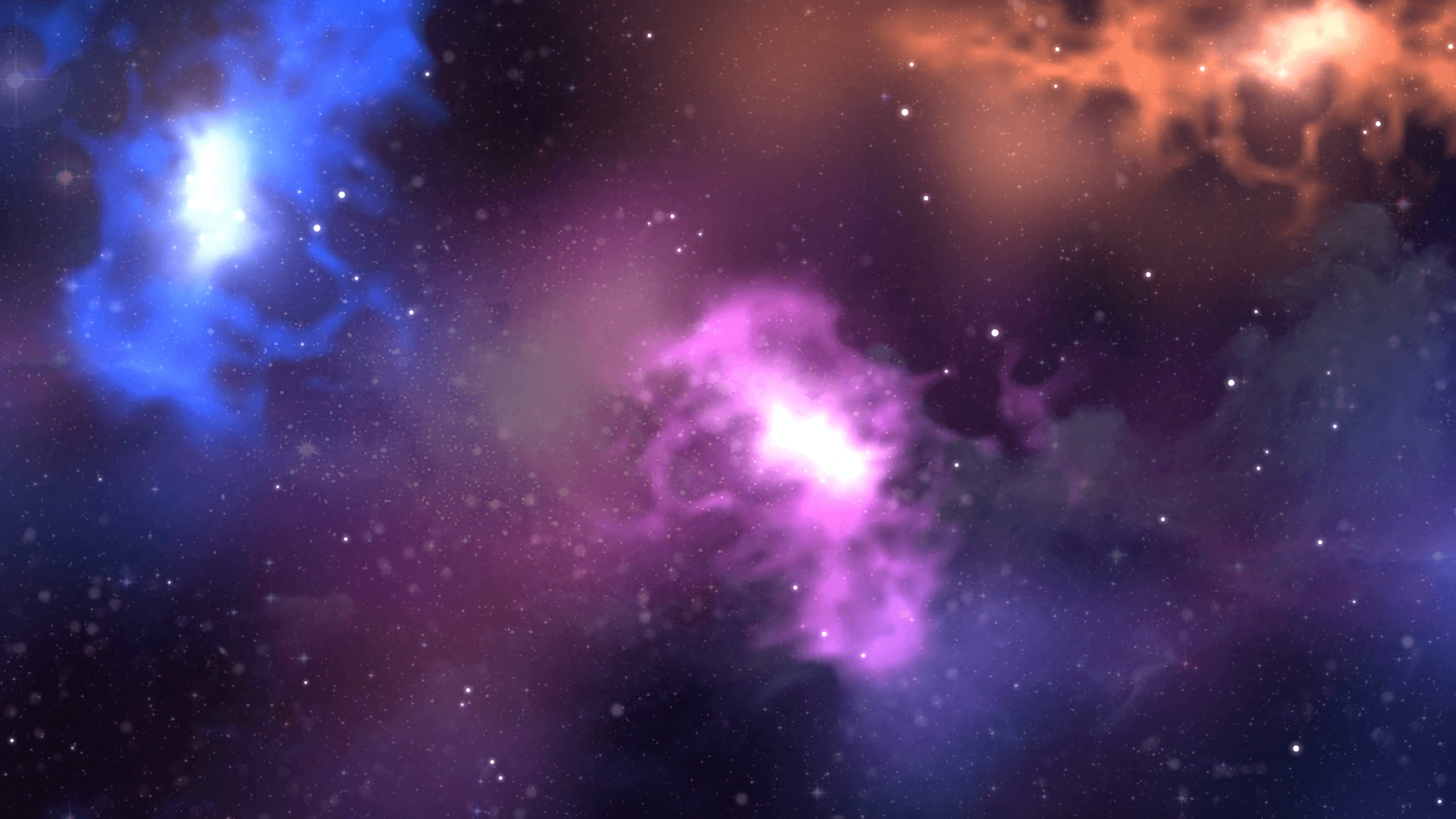 4K (Ultra Hd) Abstract Nebula Space Galaxy Background