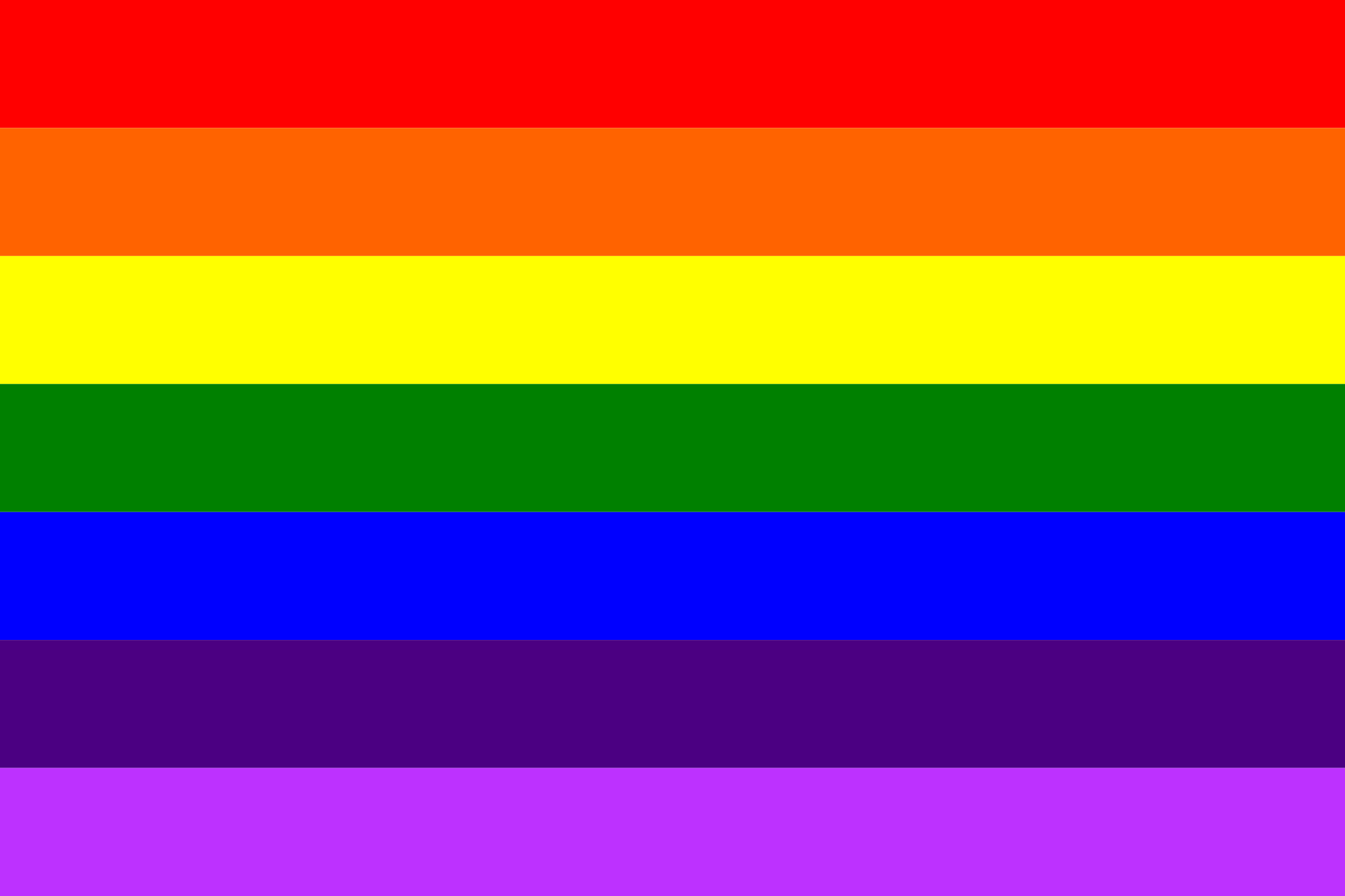 rainbow gay flag colors
