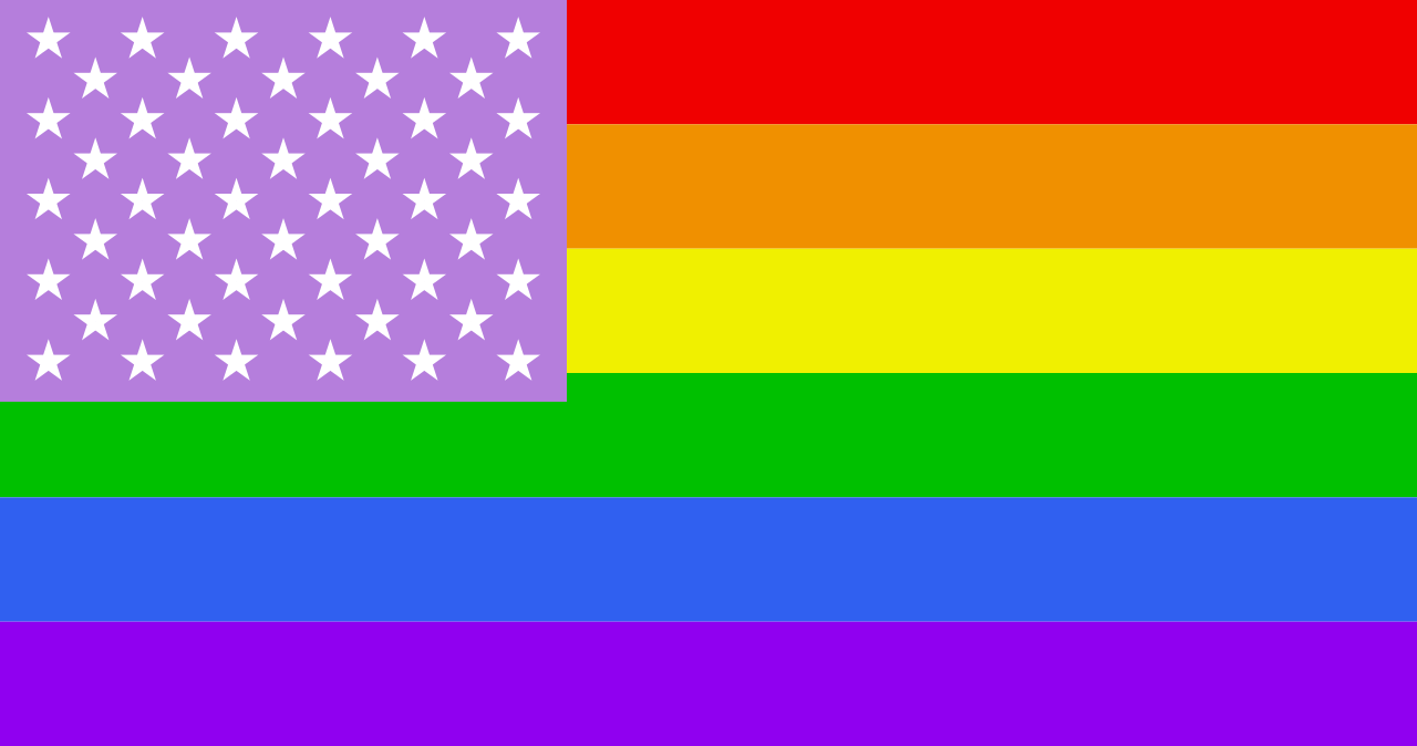 Радужный флаг. Флажок ЛГБТ. Прайд флаг. Цвета ЛГБТ.