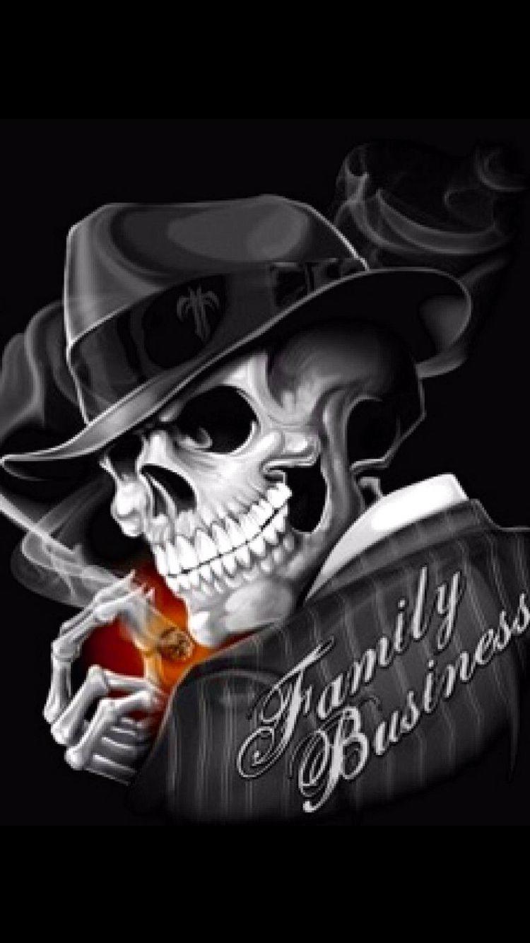 Our original skull logo .Fuzion Ink Tattoo, a Family Business