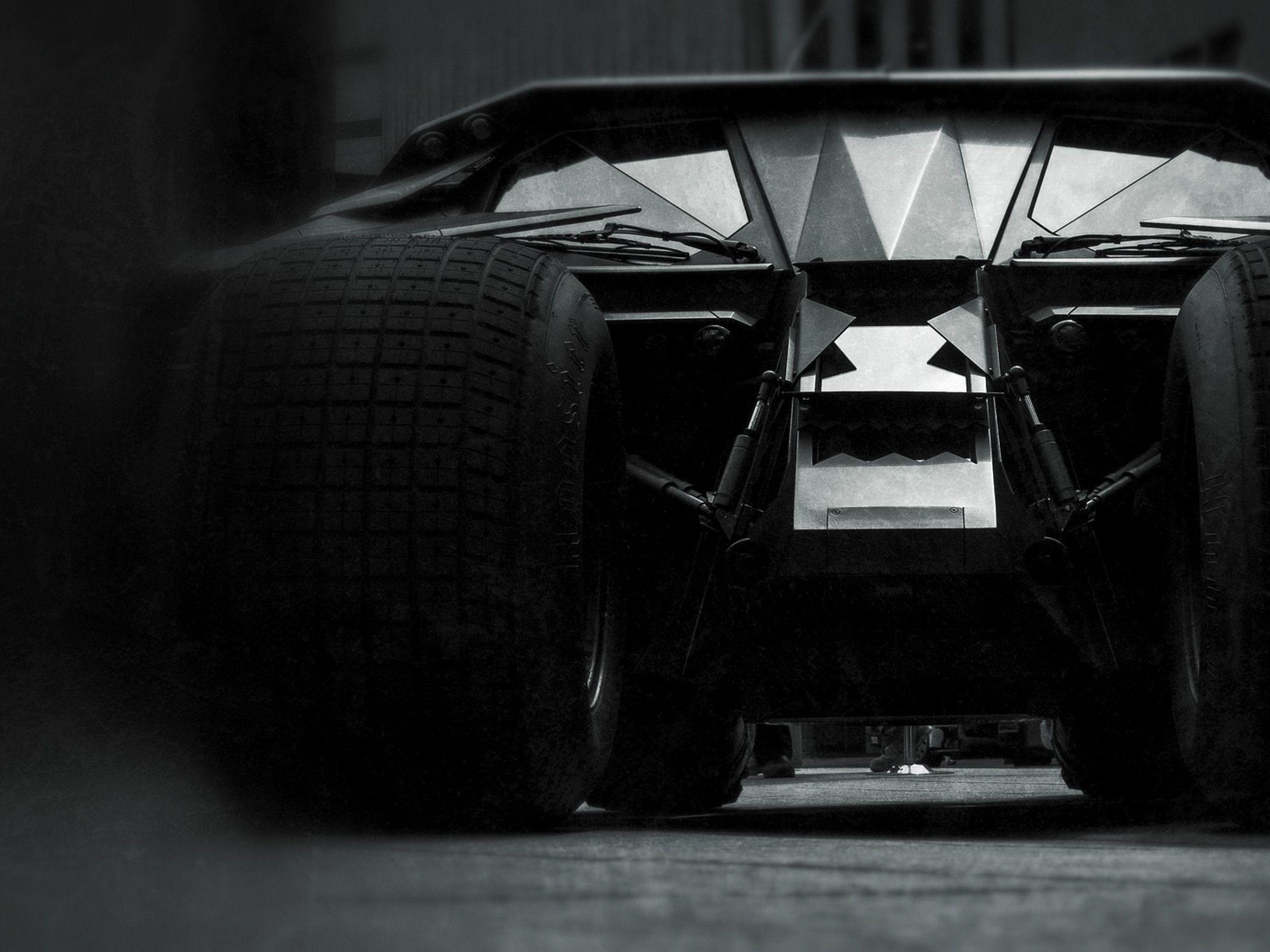 batmobile black background